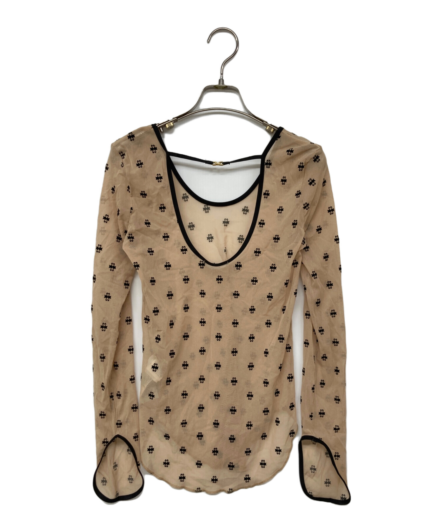 中古・古着通販】sorin (ソリン) SWAN LAKE U-NECK TOP ベージュ
