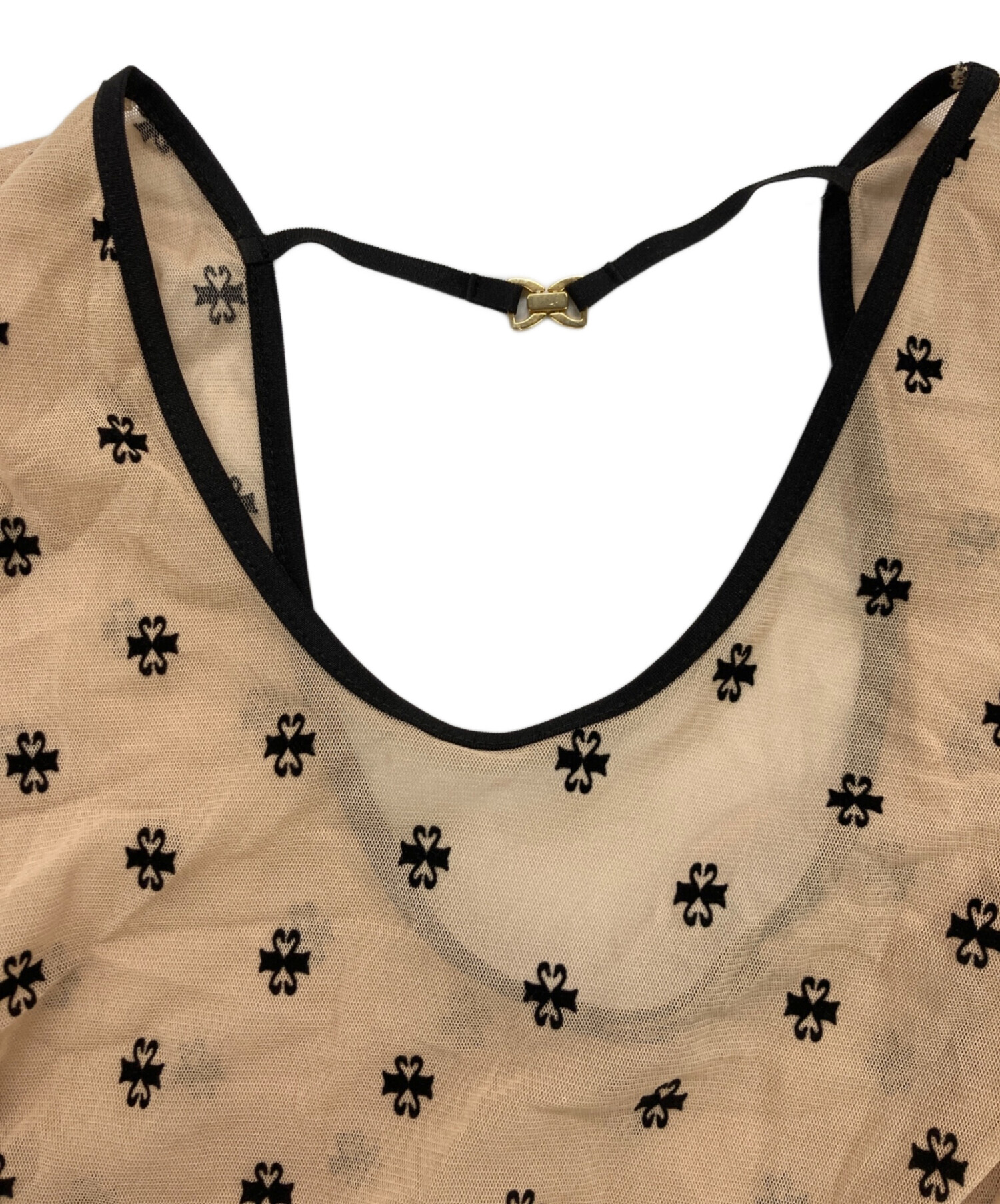 中古・古着通販】sorin (ソリン) SWAN LAKE U-NECK TOP ベージュ