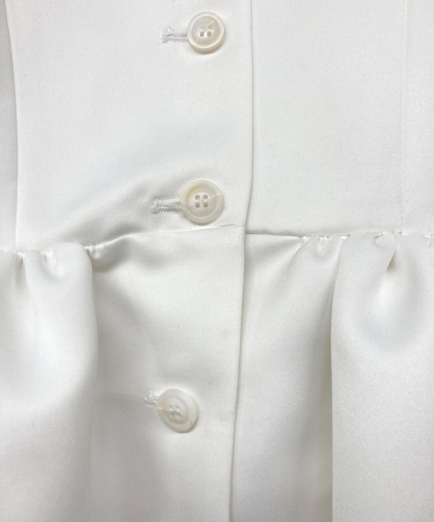中古・古着通販】Bibiy. (ビビィ) DOROTHY PUFF DRESS ホワイト サイズ