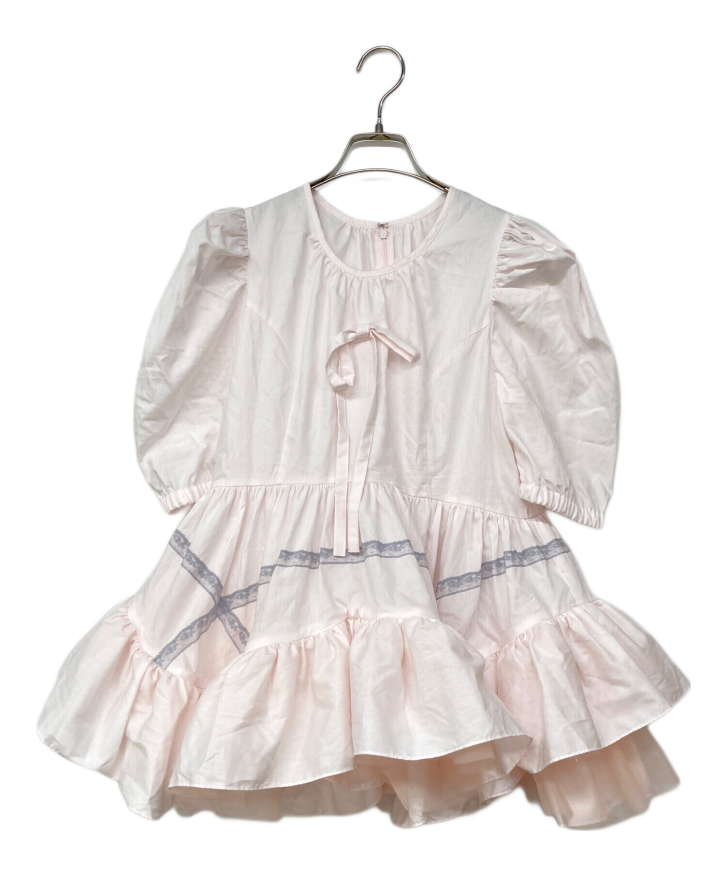 中古・古着通販】overlace (オーバーレース) curve hem yoke