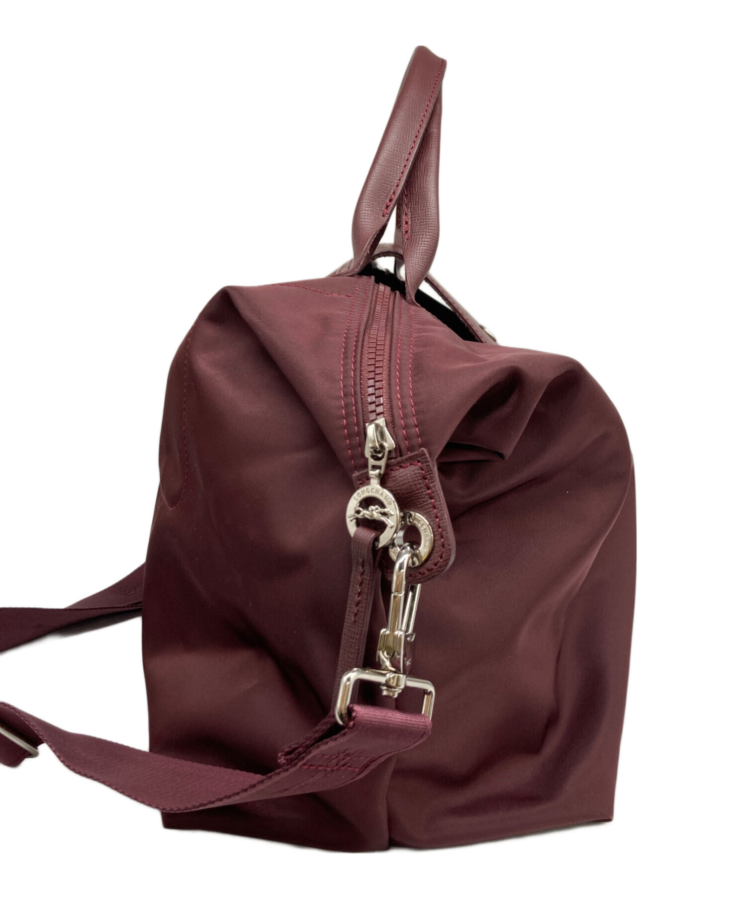 中古・古着通販】LONGCHAMP (ロンシャン) 2WAYバッグ ボルドー 中古・古着通販】LONGCHAMP (ロンシャン) 2WAYバッグ ボルドー