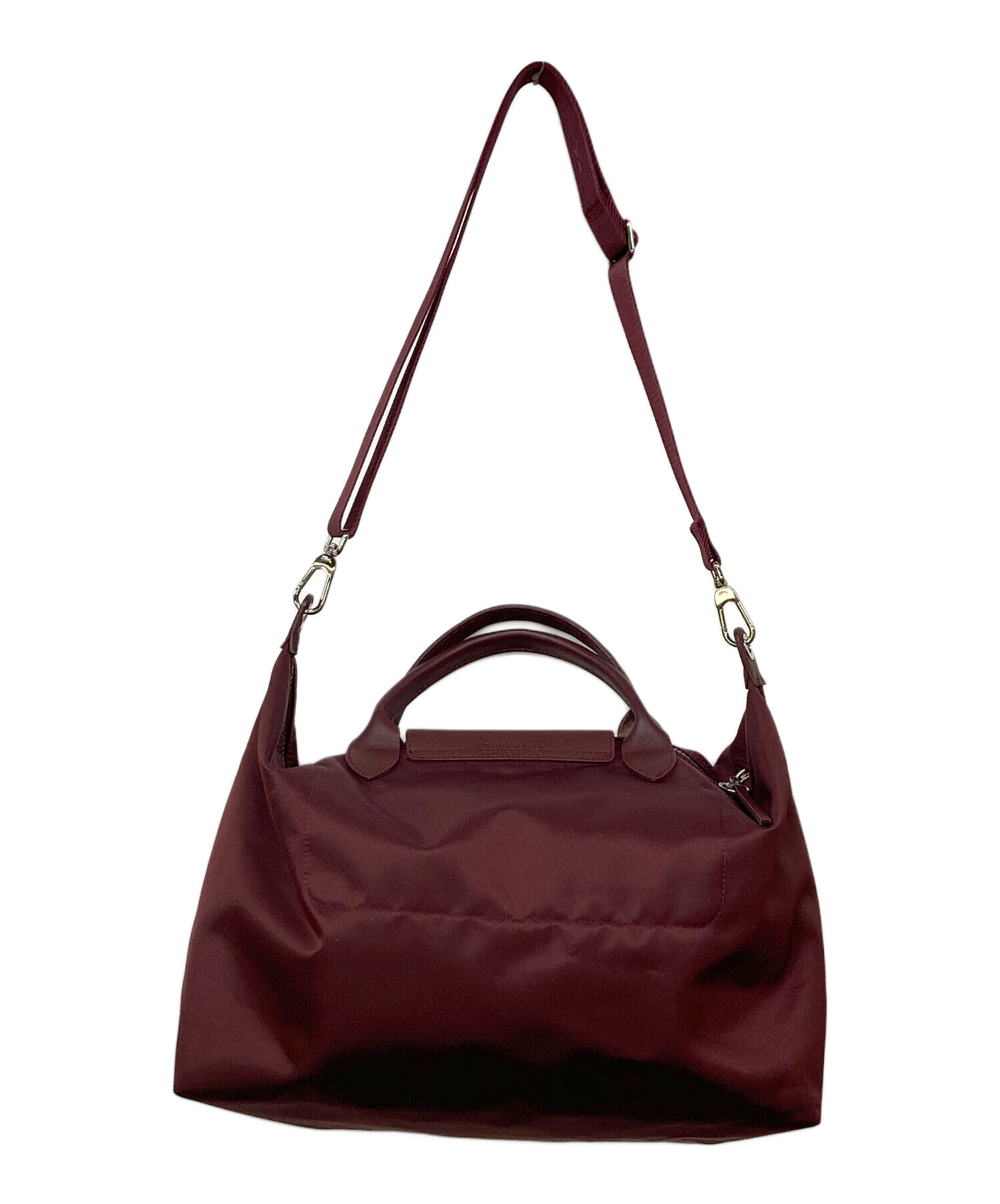 中古・古着通販】LONGCHAMP (ロンシャン) 2WAYバッグ ボルドー 中古・古着通販】LONGCHAMP (ロンシャン) 2WAYバッグ ボルドー