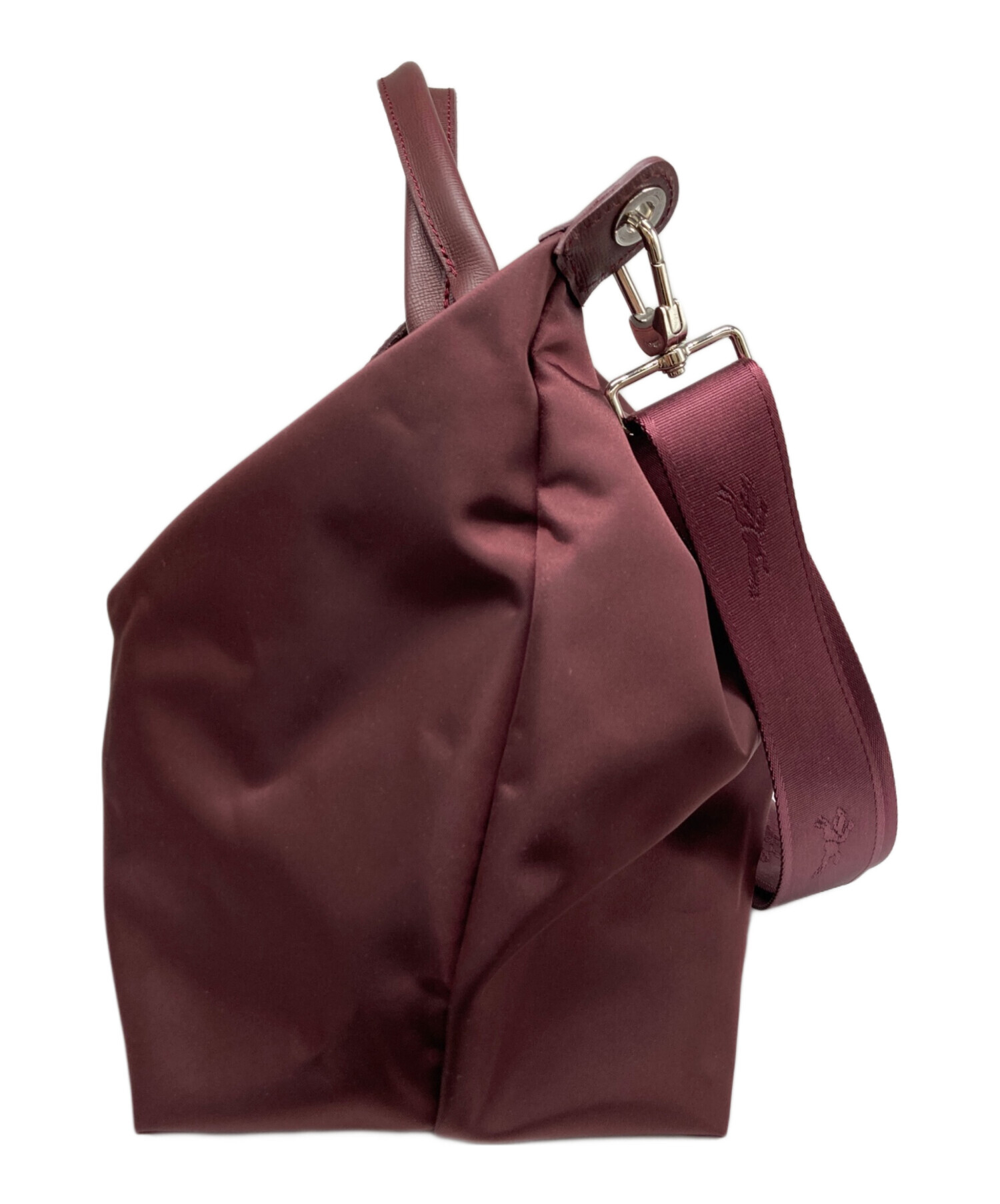 中古・古着通販】LONGCHAMP (ロンシャン) 2WAYバッグ ボルドー 中古・古着通販】LONGCHAMP (ロンシャン) 2WAYバッグ ボルドー