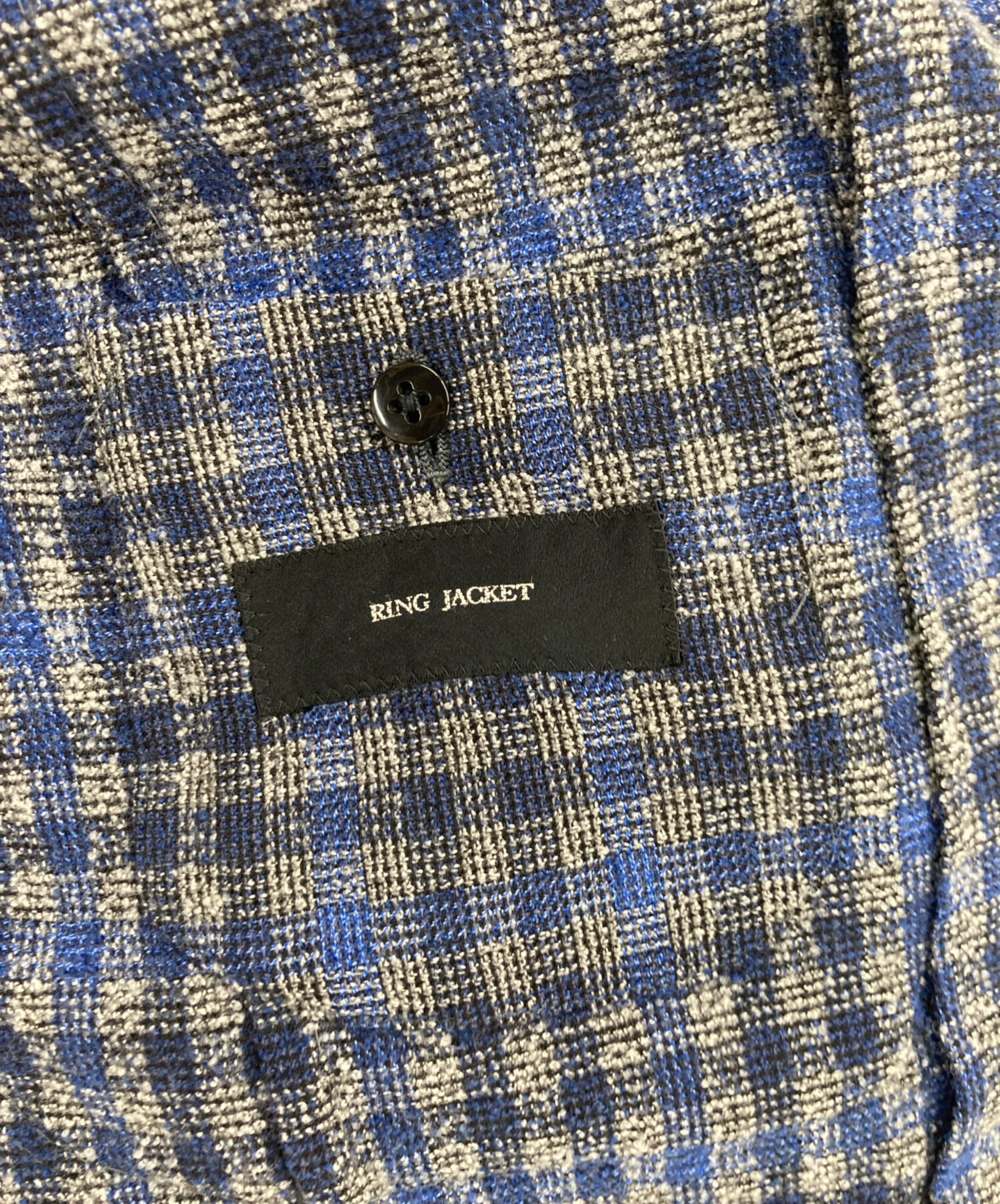 中古・古着通販】RING JACKET (リングジャケット) カシミヤ混チェック