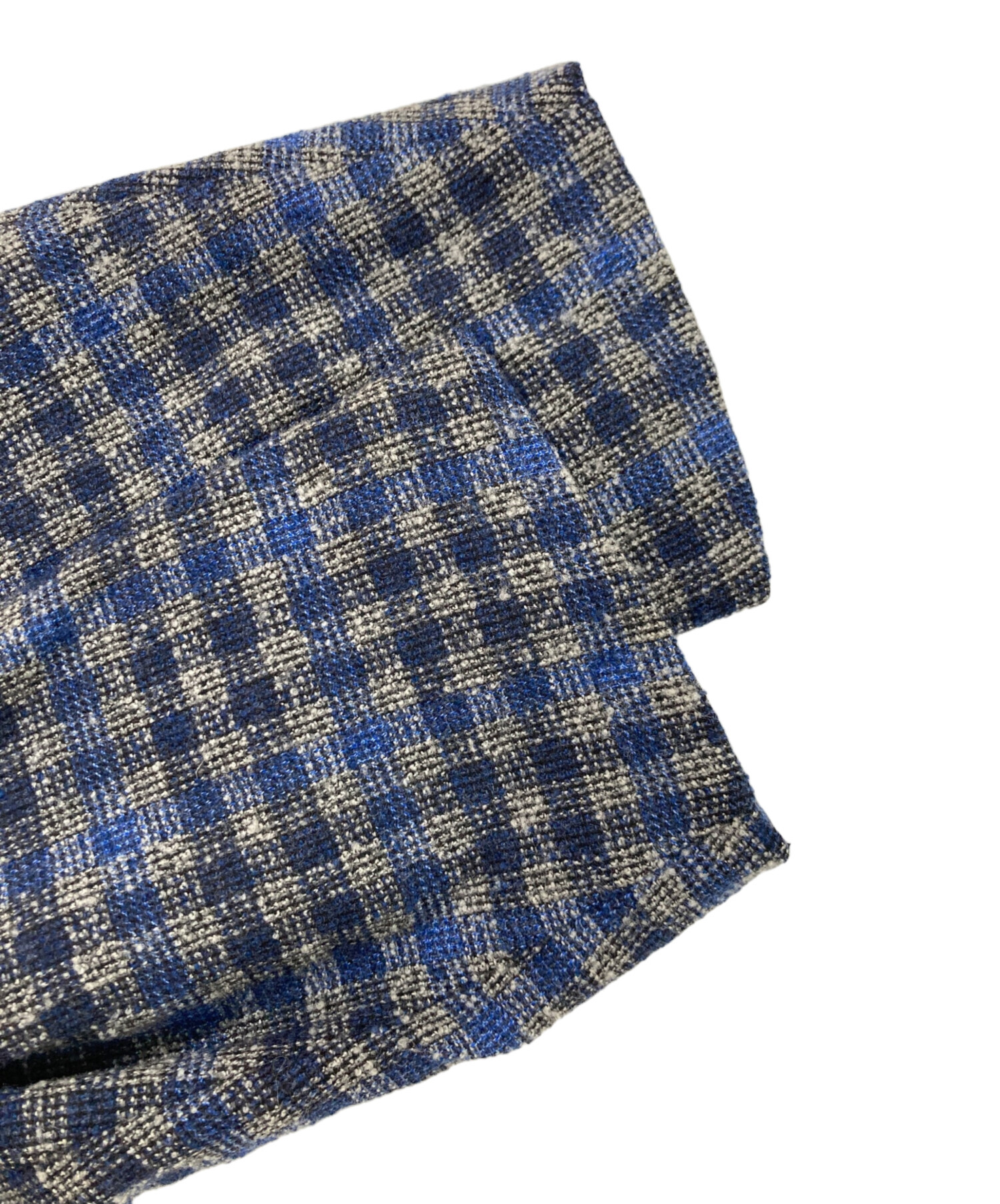 リングジャケットRing Jacket ネービーチェック柄 テーラードジャケット RING JACKET リングヂャケット New Balloon テーラードジャケット