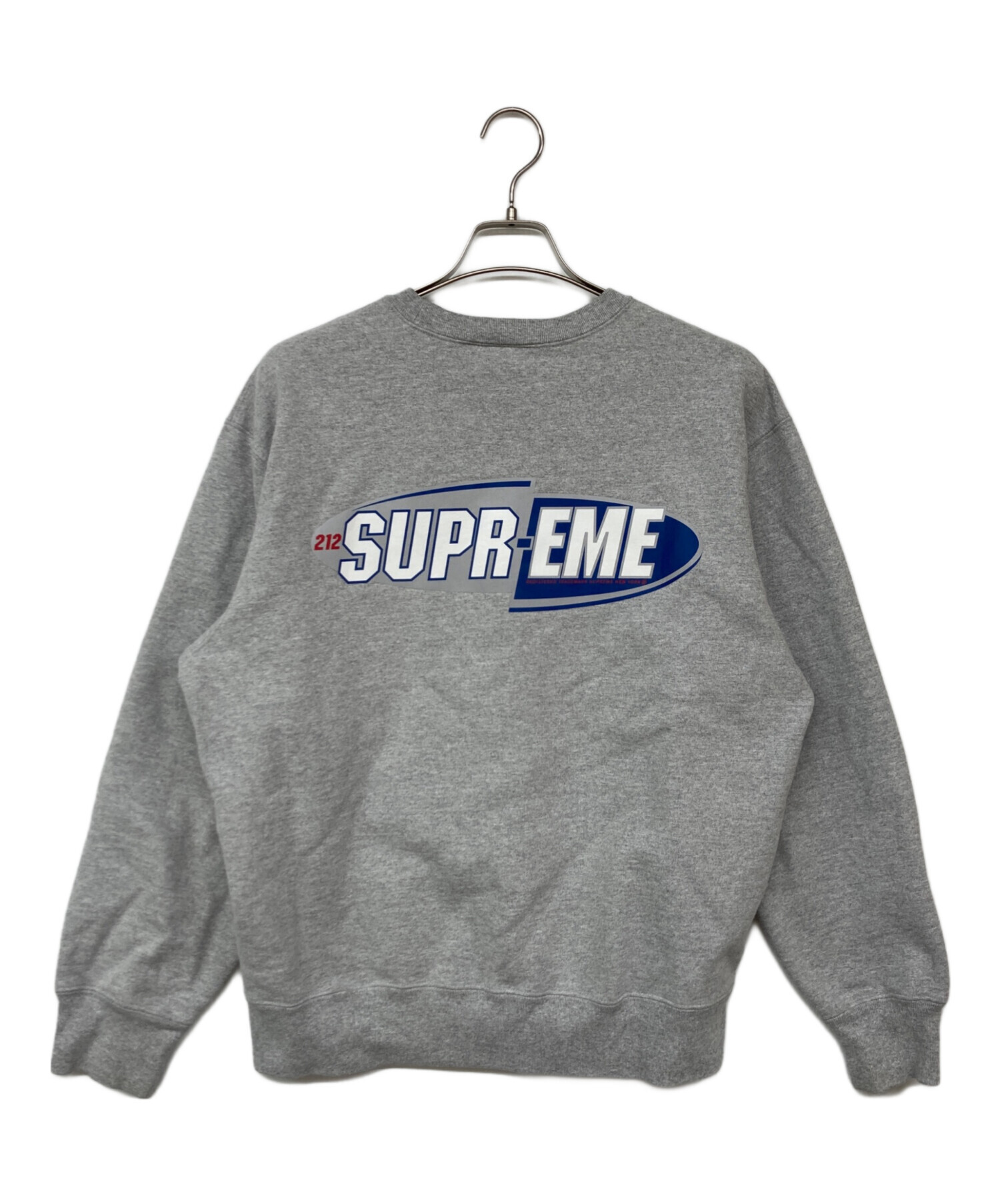 中古・古着通販】SUPREME (シュプリーム) 212 Crewneck グレー サイズ 