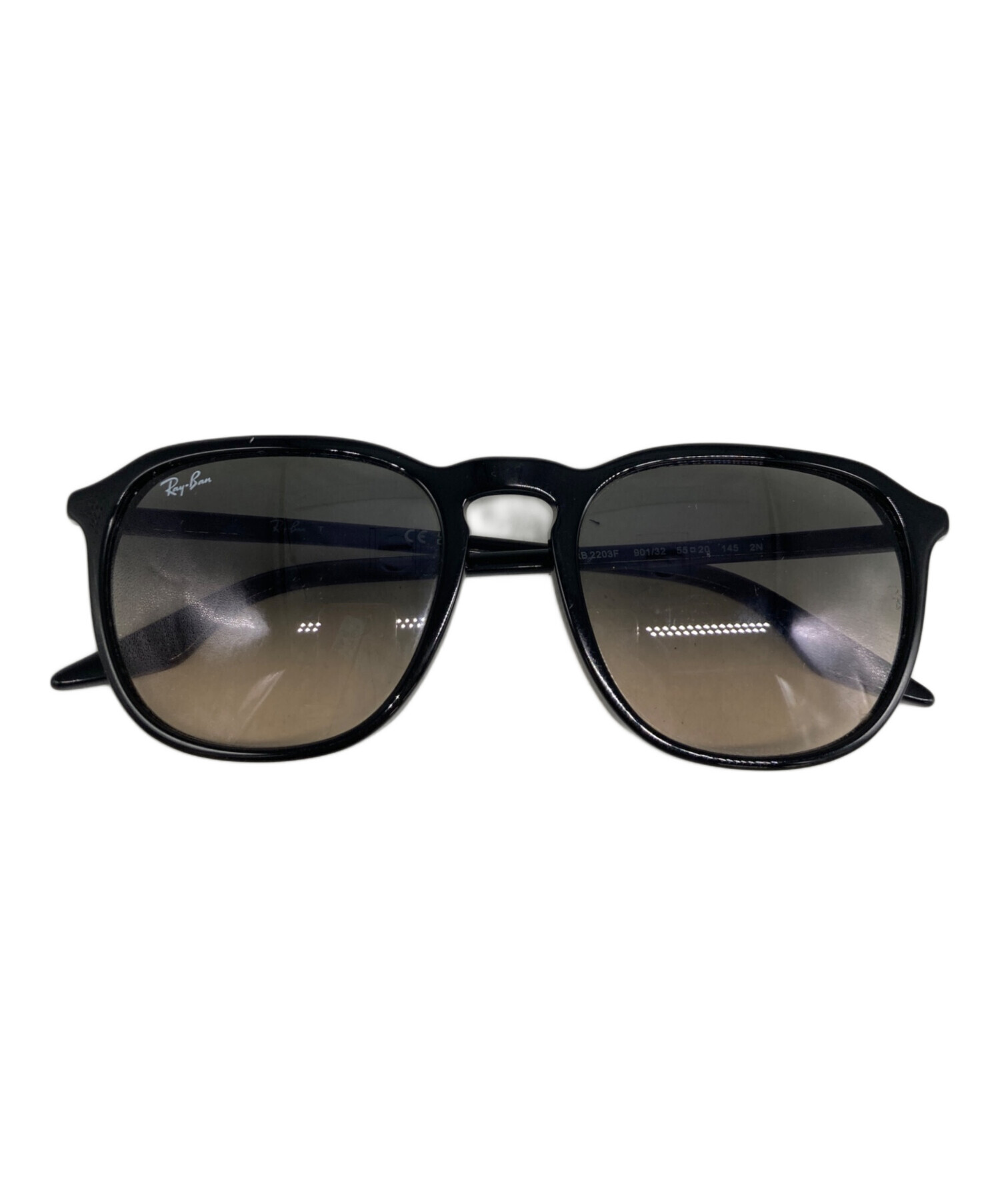 中古・古着通販】RAY-BAN (レイバン) サングラス ブラック サイズ:55ロ