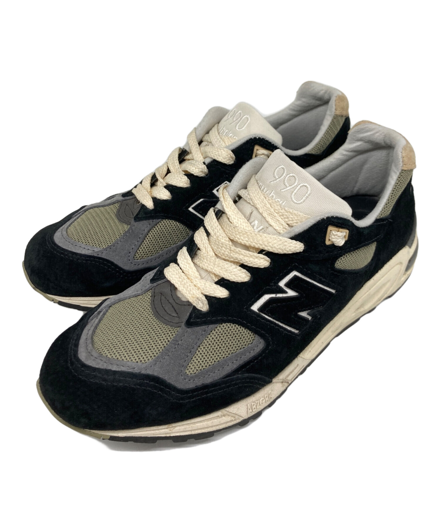 中古・古着通販】NEW BALANCE (ニューバランス) 990V2 ブラック サイズ 