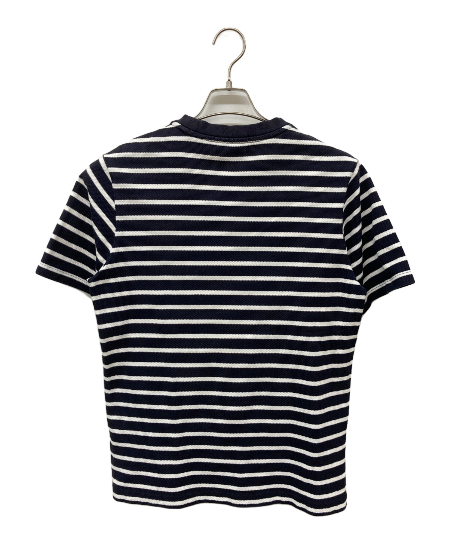 中古・古着通販】LACOSTE (ラコステ) ピケ ボーダー Tシャツ ホワイト 