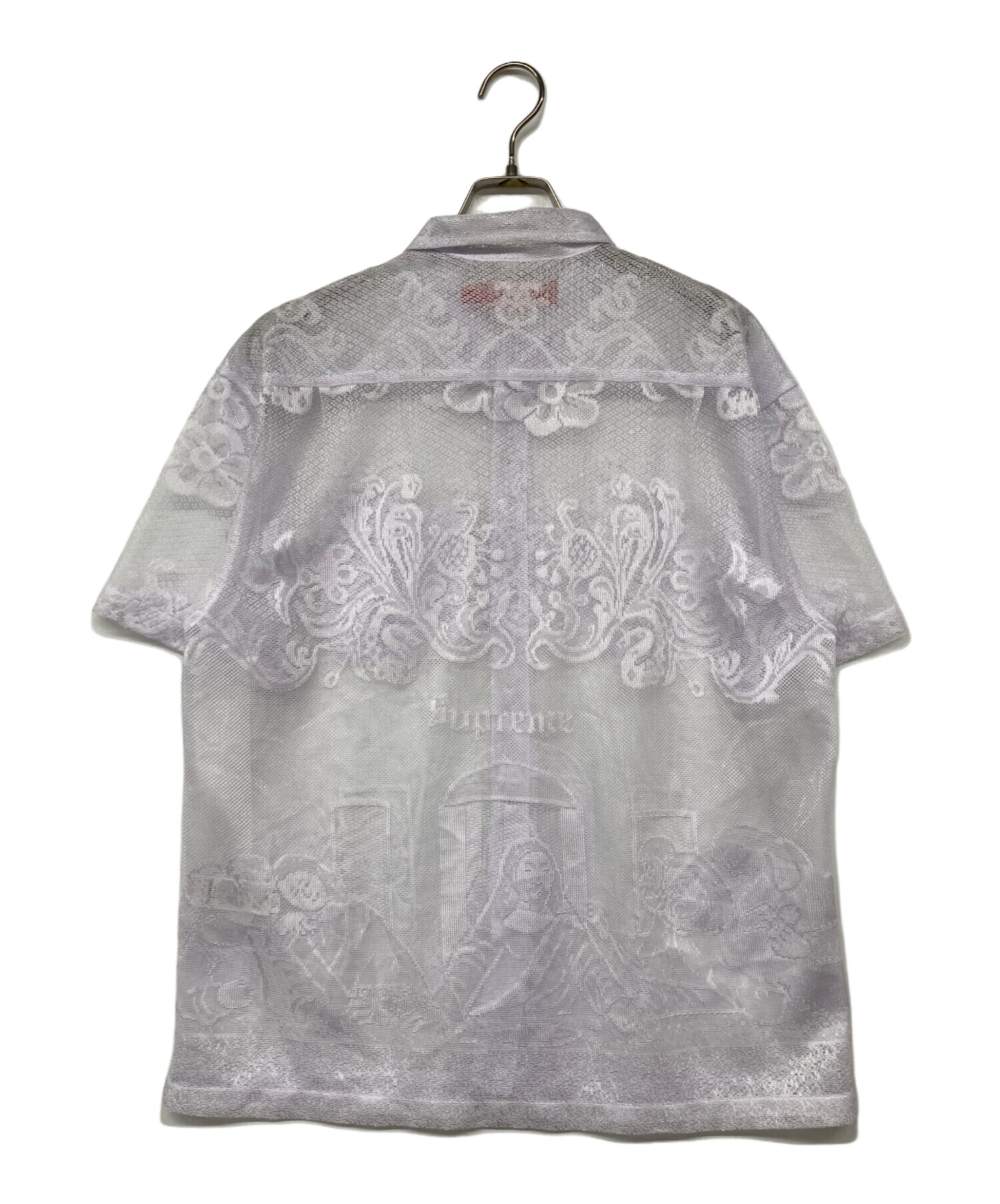 シュプリーム サイズ:S  20SS  Lace S S Shirt レース半袖シャツ 中古 BS99 中古・古着通販】SUPREME (シュプリーム) Last Supper Lace S/S Shirt