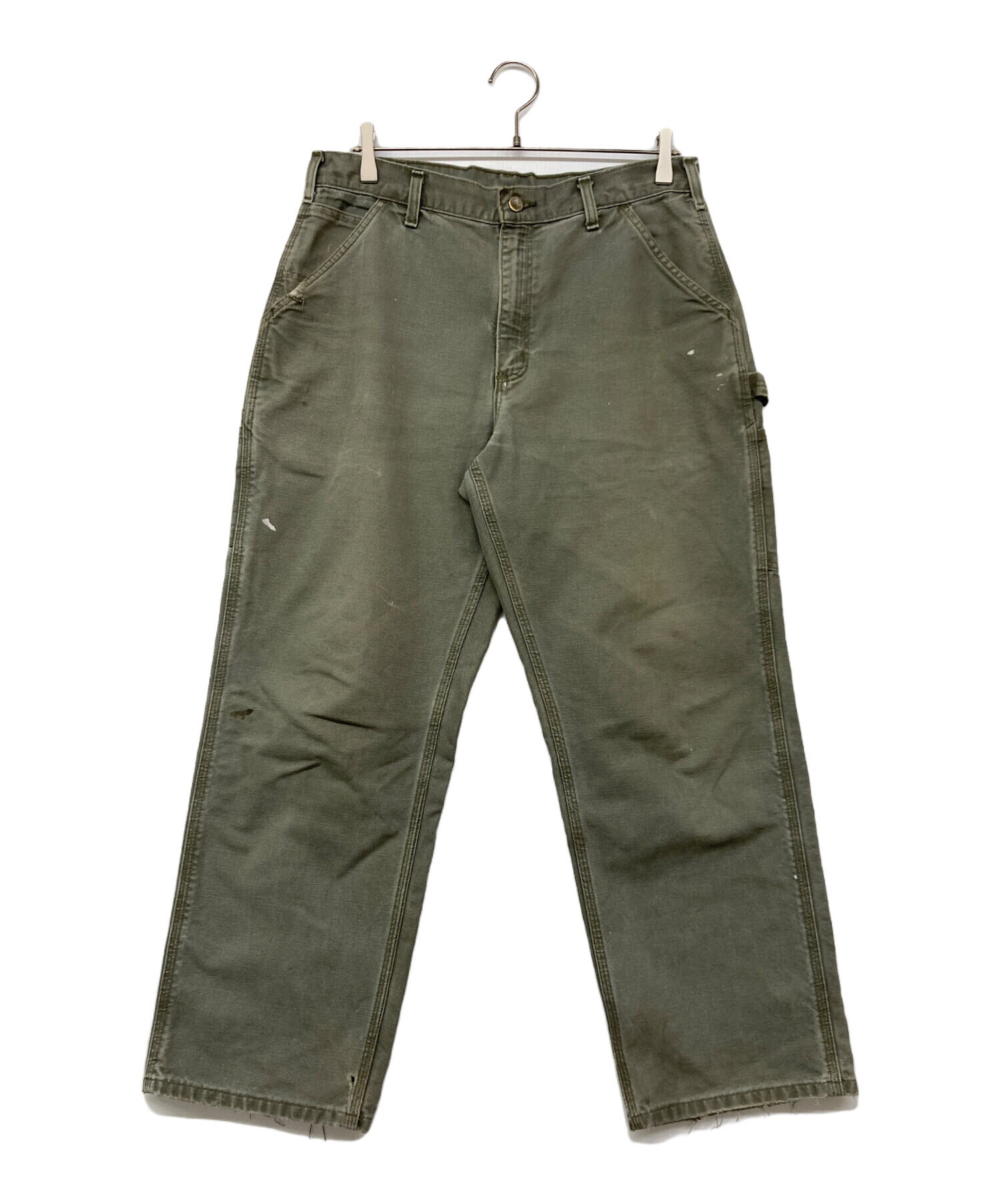 Carhartt ペインターパンツ オリーブグリーン　36X34 90s 中古・古着通販】CarHartt (カーハート) 90'Sダックペインターパンツ