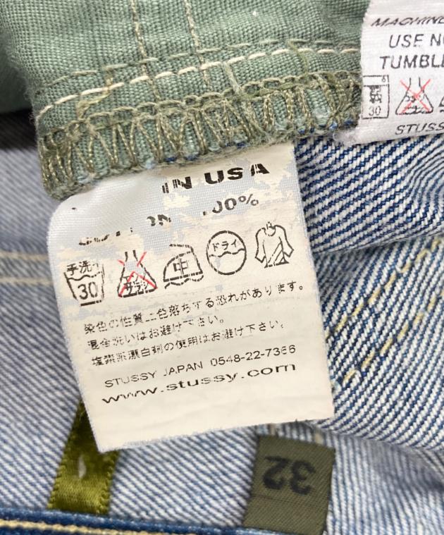 中古・古着通販】stussy (ステューシー) デニムパンツ インディゴ