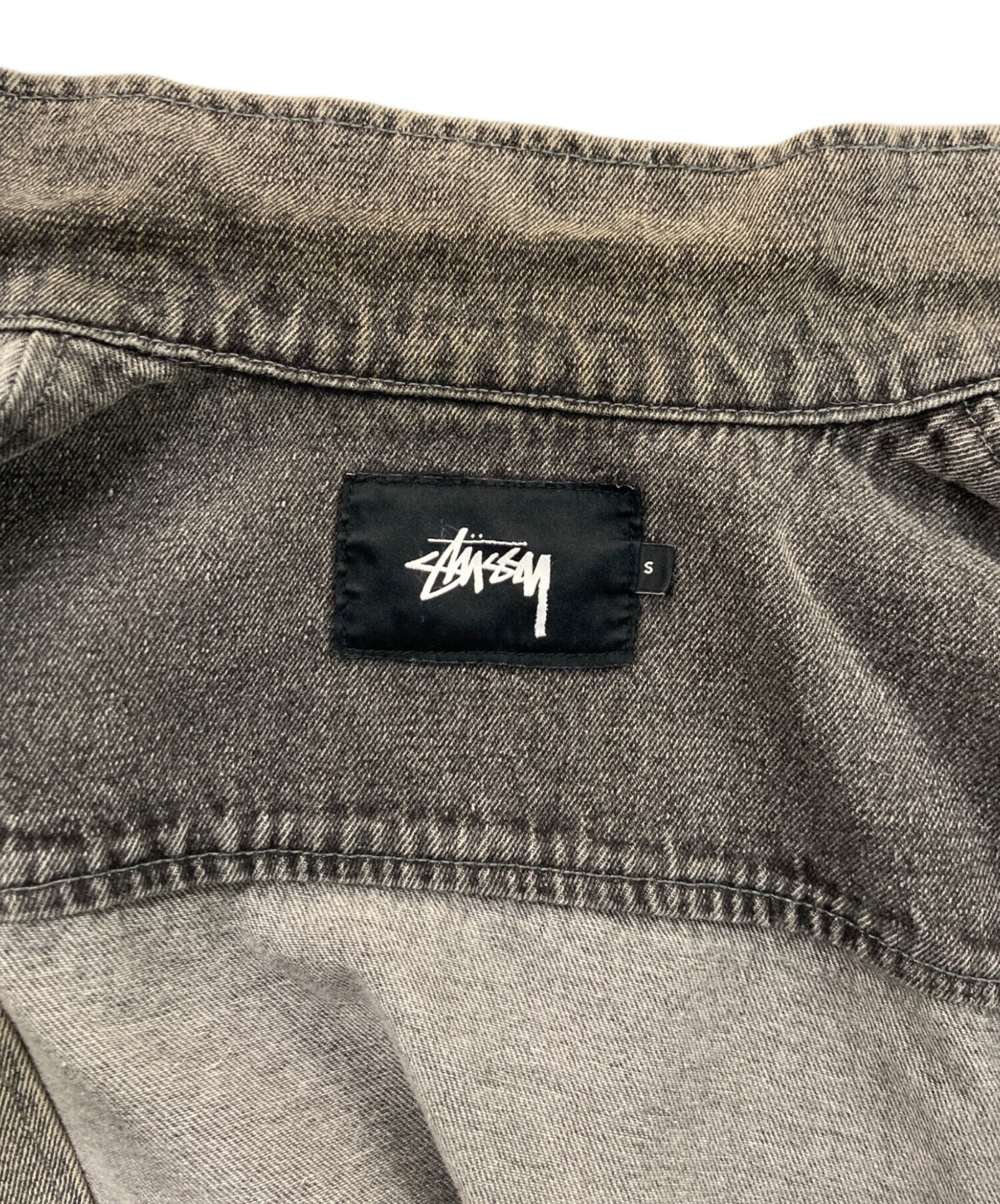 Stussyブラックデニム カバーオール 中古・古着通販】stussy (ステューシー) カバーオール ブラック
