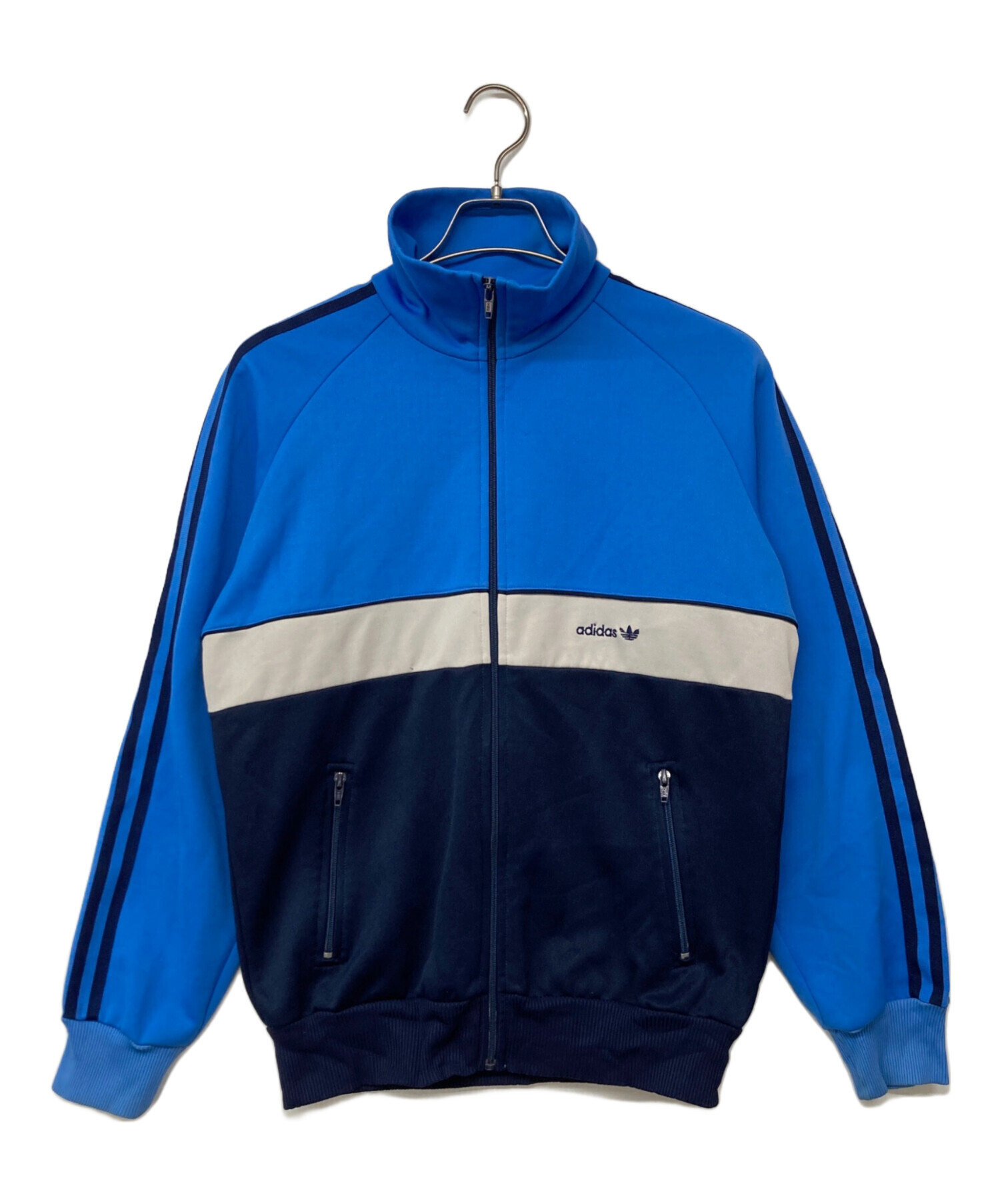 中古・古着通販】adidas (アディダス) トラックジャケット ブルー