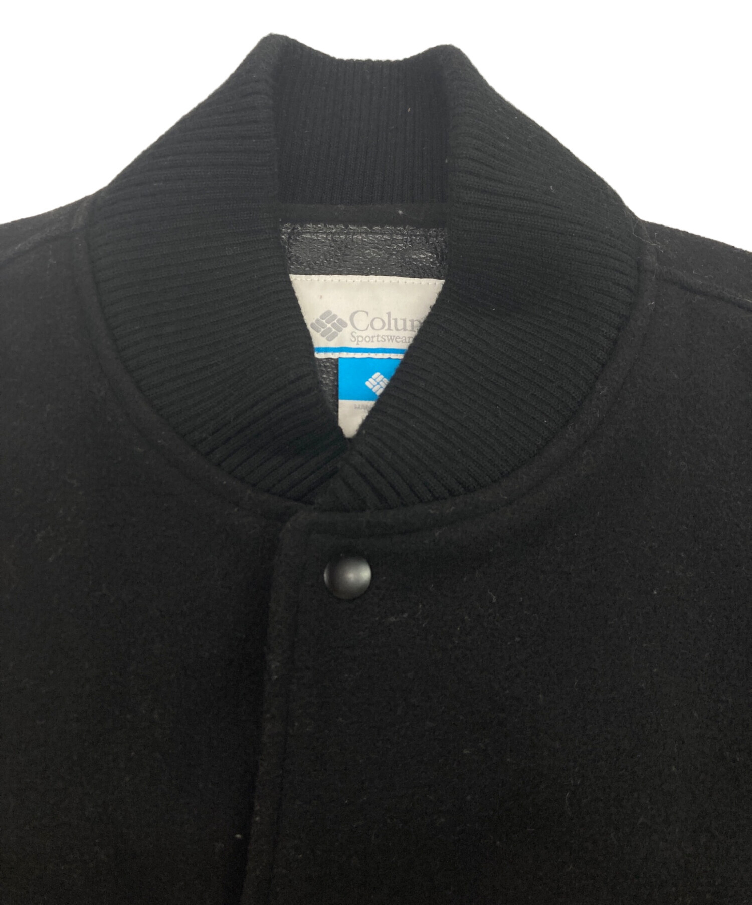 Columbia スタジャン ブラック 中古・古着通販】Columbia (コロンビア) 切替スタジャン ブラック