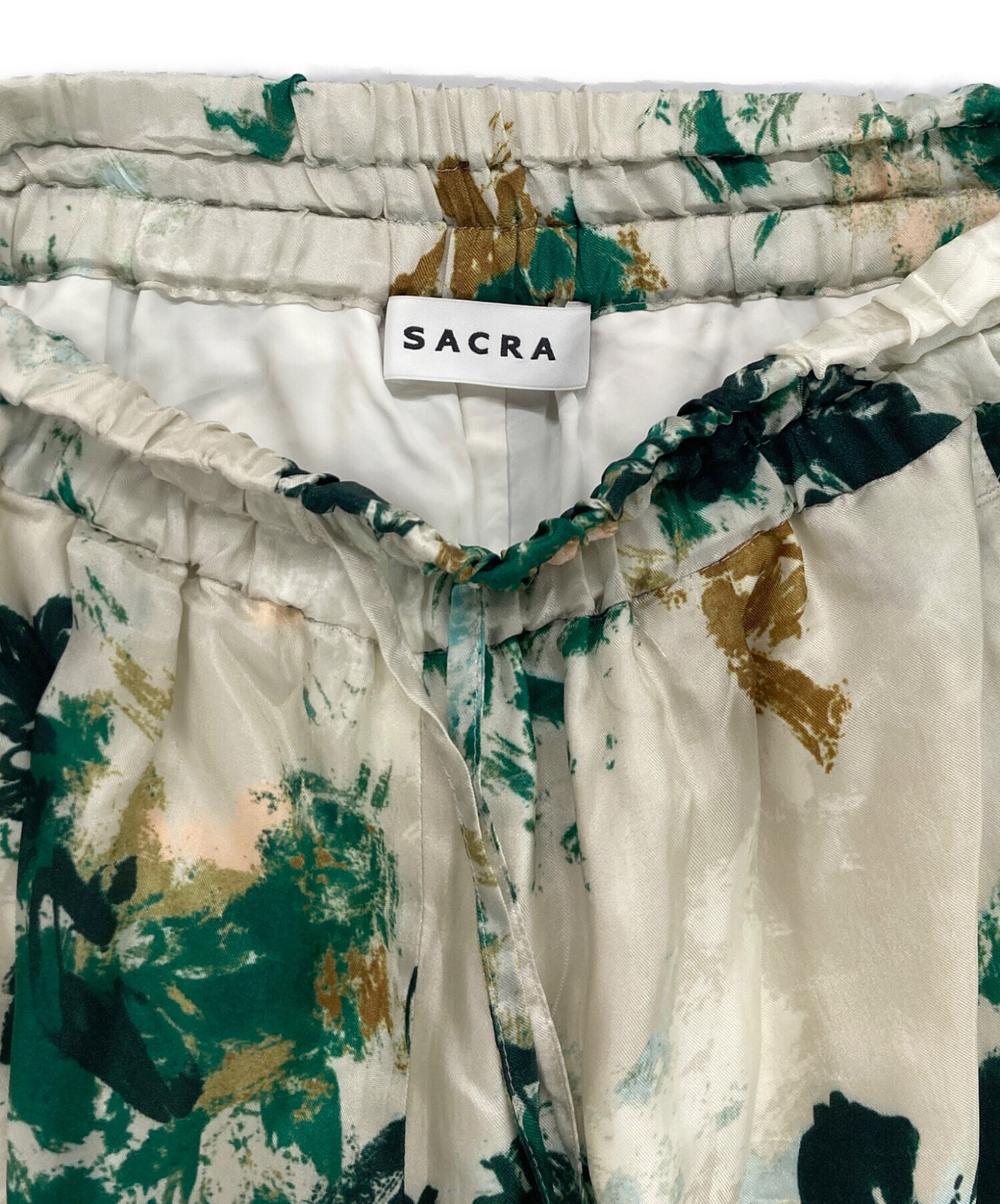 中古・古着通販】SACRA (サクラ) BLURRED FLORA PANTS/フローラ