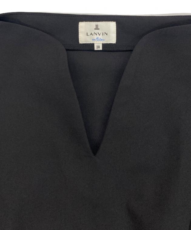 中古・古着通販】LANVIN en Bleu (ランバンオンブルー) スリットネック
