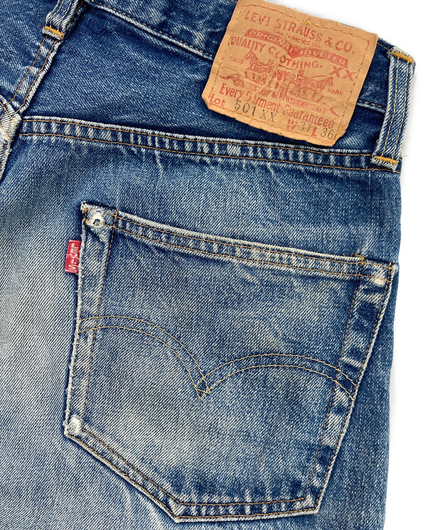 中古・古着通販】LEVI'S (リーバイス) 501XXデニムパンツ インディゴ