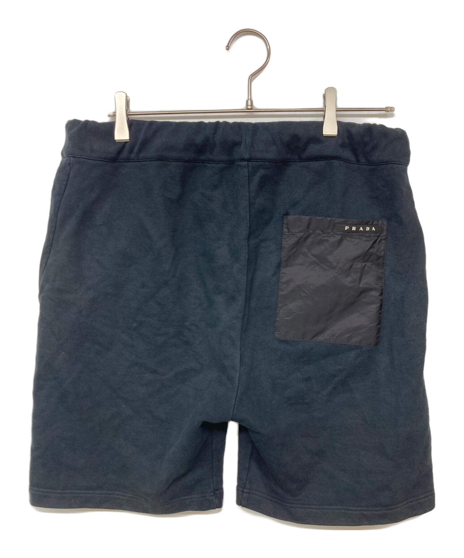 中古・古着通販】PRADA (プラダ) スウェットハーフパンツ ブラック