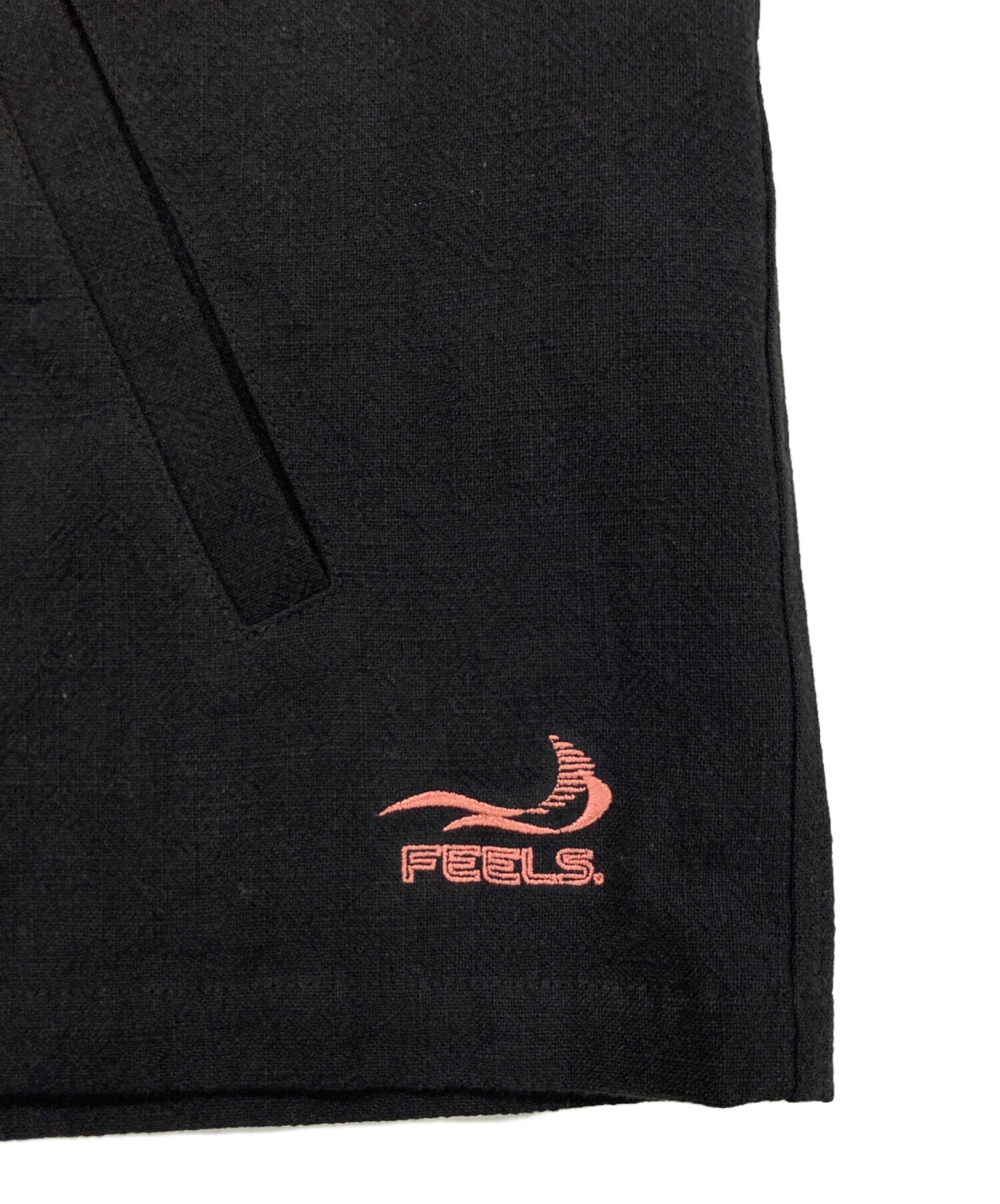 中古・古着通販】FEELS (フィールズ) LINEN ZIP UP BLOUSON ネイビー