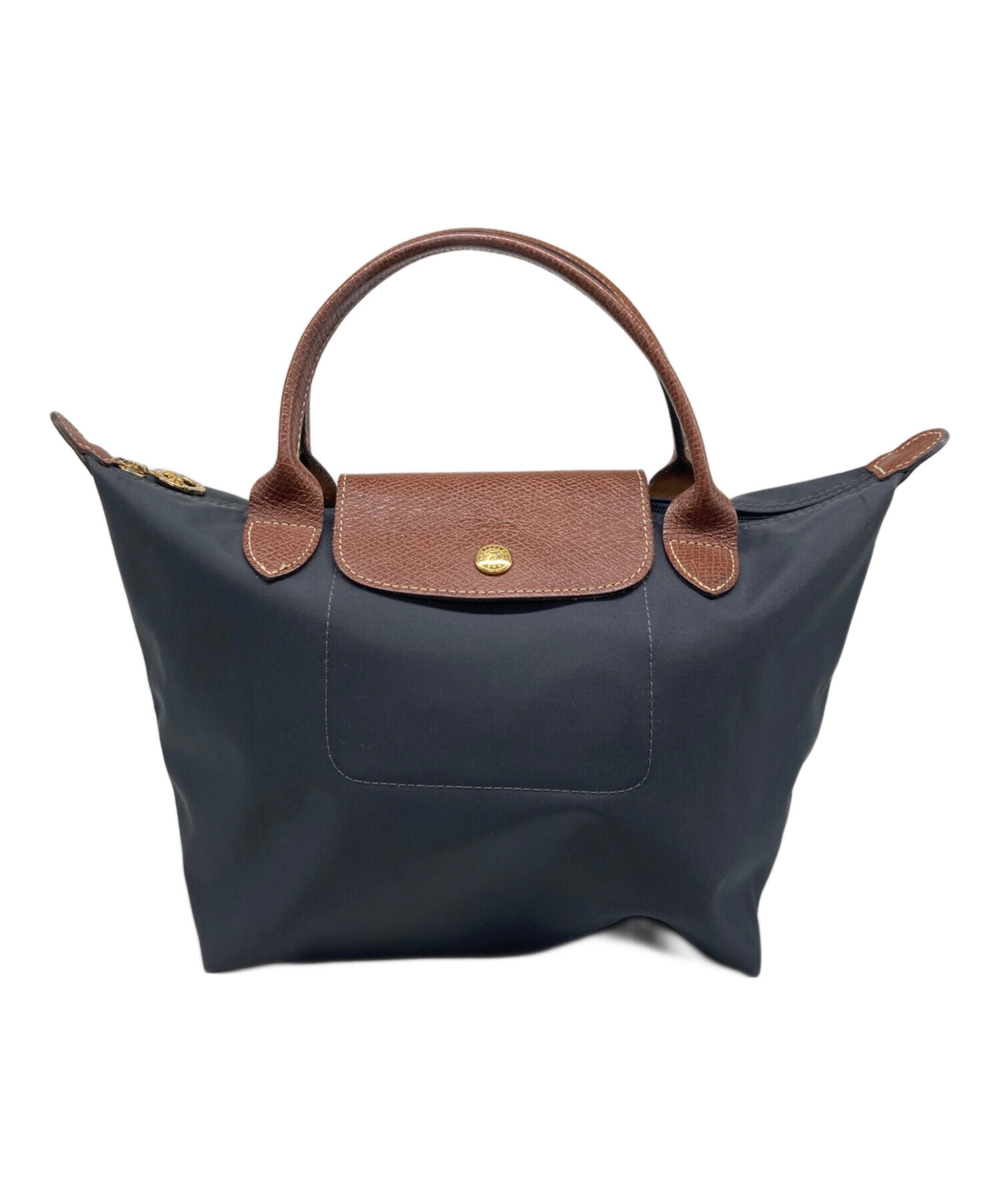 中古・古着通販】LONGCHAMP (ロンシャン) トートバッグ ネイビー 