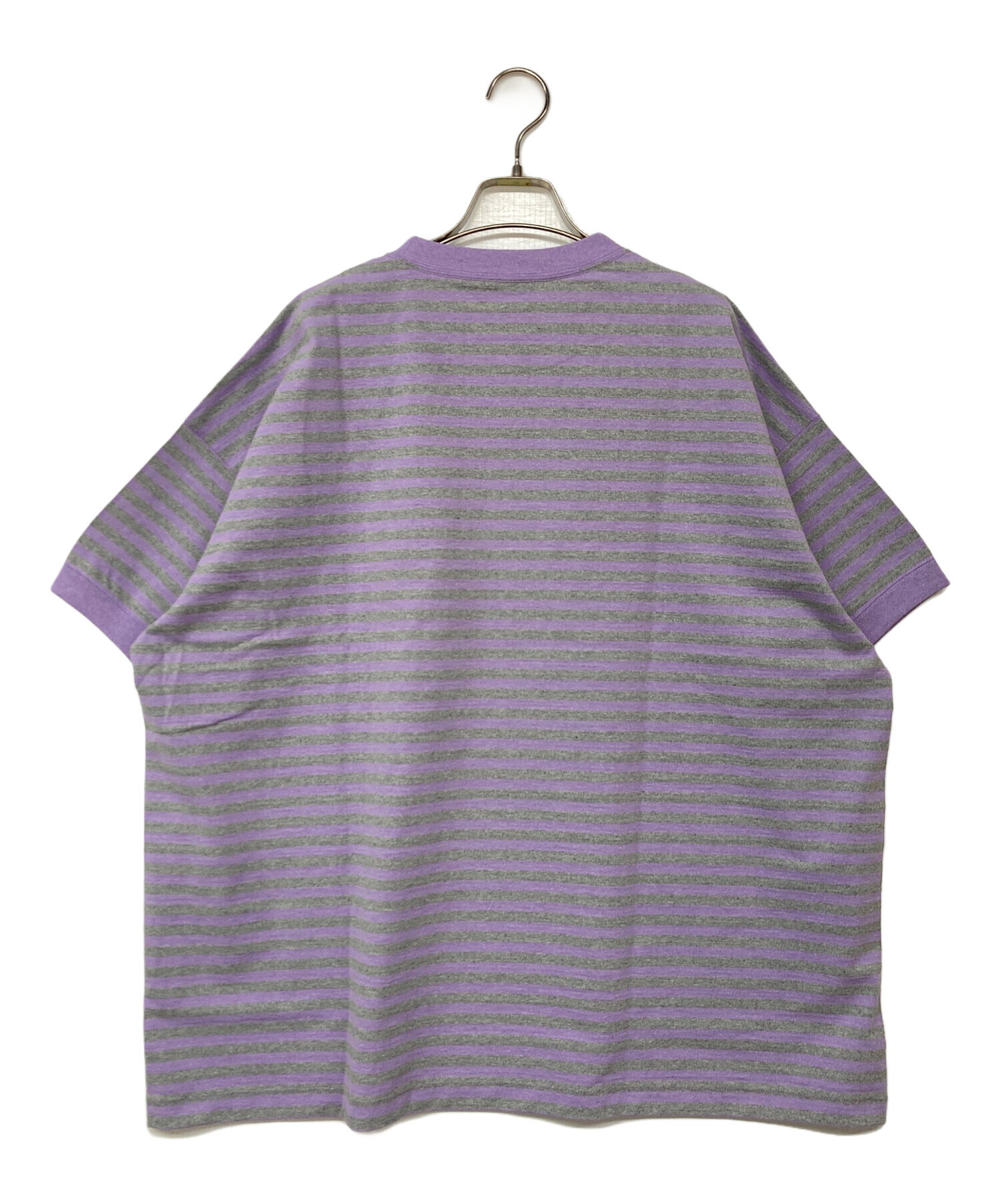 中古・古着通販】F/CE. (エフシーイー) ボーダーTシャツ パープル