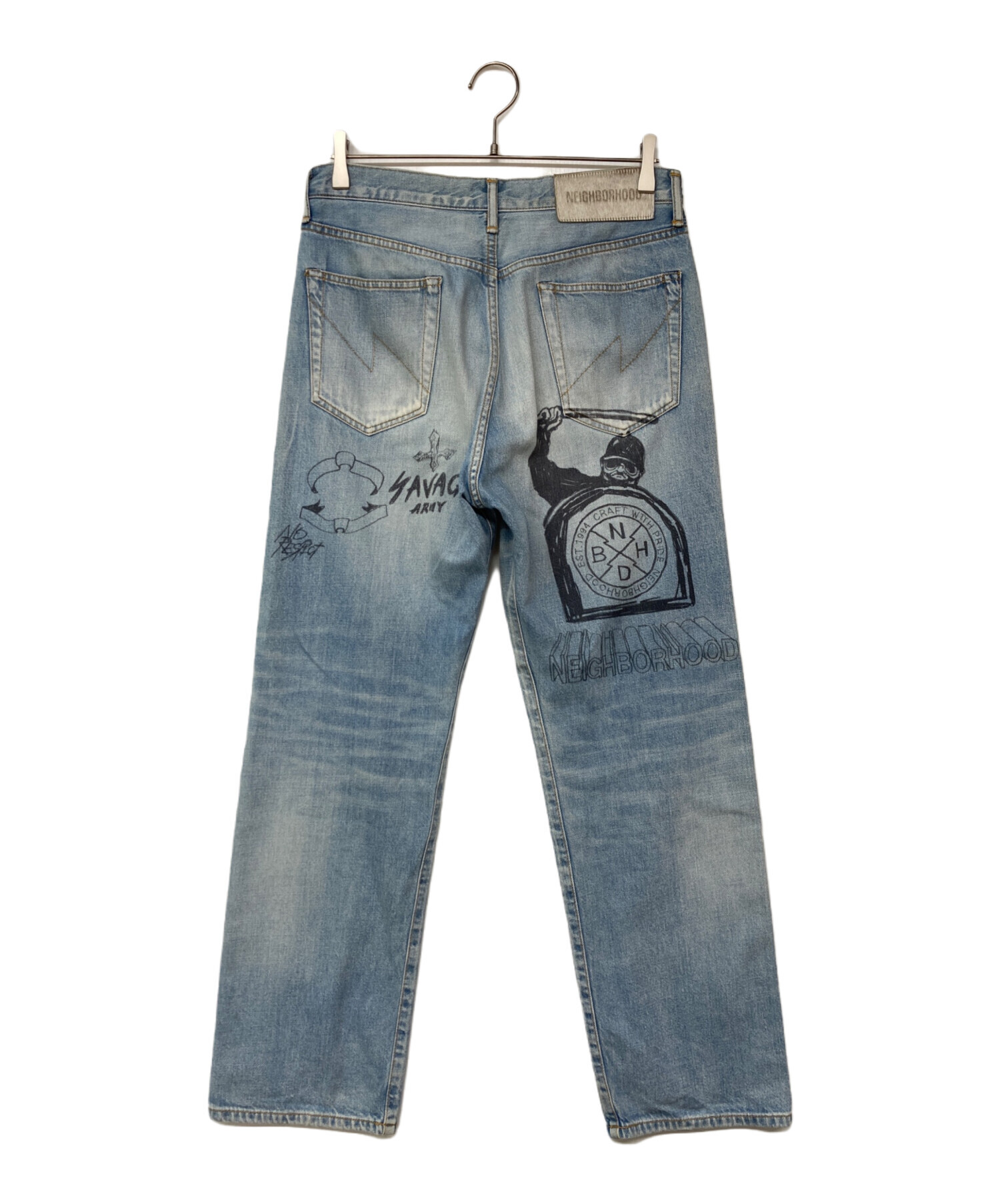 パンツ NEIGHBORHOOD FADE DENIM PANTS 中古・古着通販】NEIGHBORHOOD (ネイバーフッド) FADE DENIM PANTS