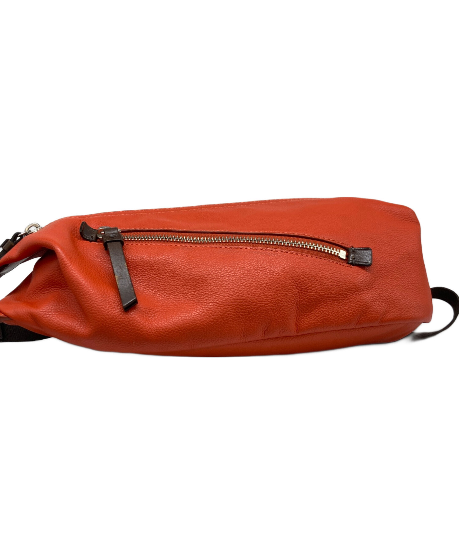 中古・古着通販】COACH (コーチ) スリングレザーバッグ オレンジ