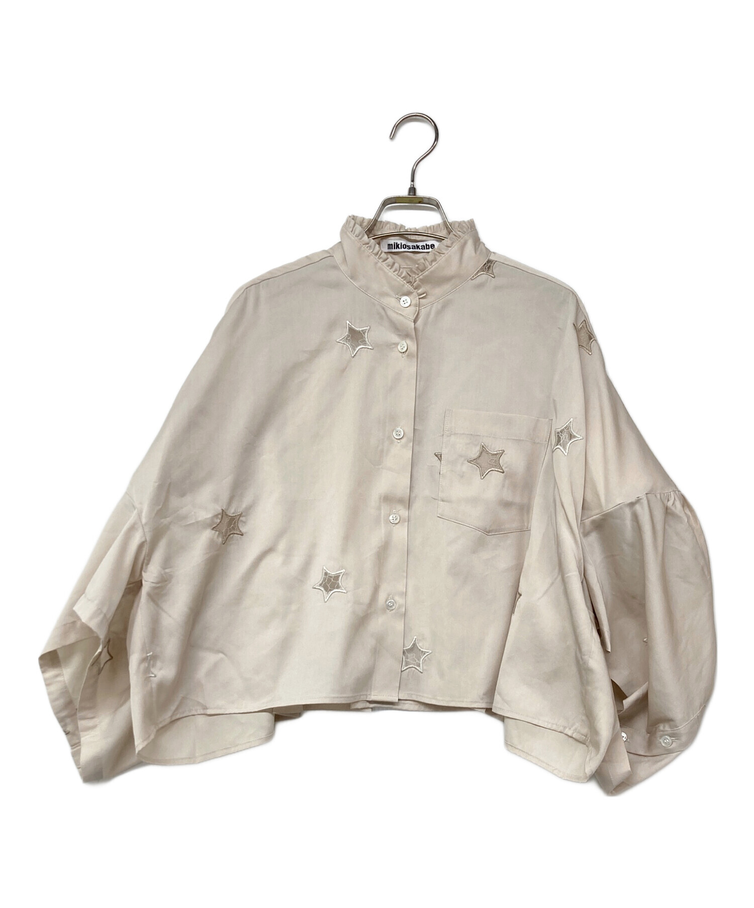 中古・古着通販】Mikio Sakabe (ミキオサカベ) スターレースシャツ 