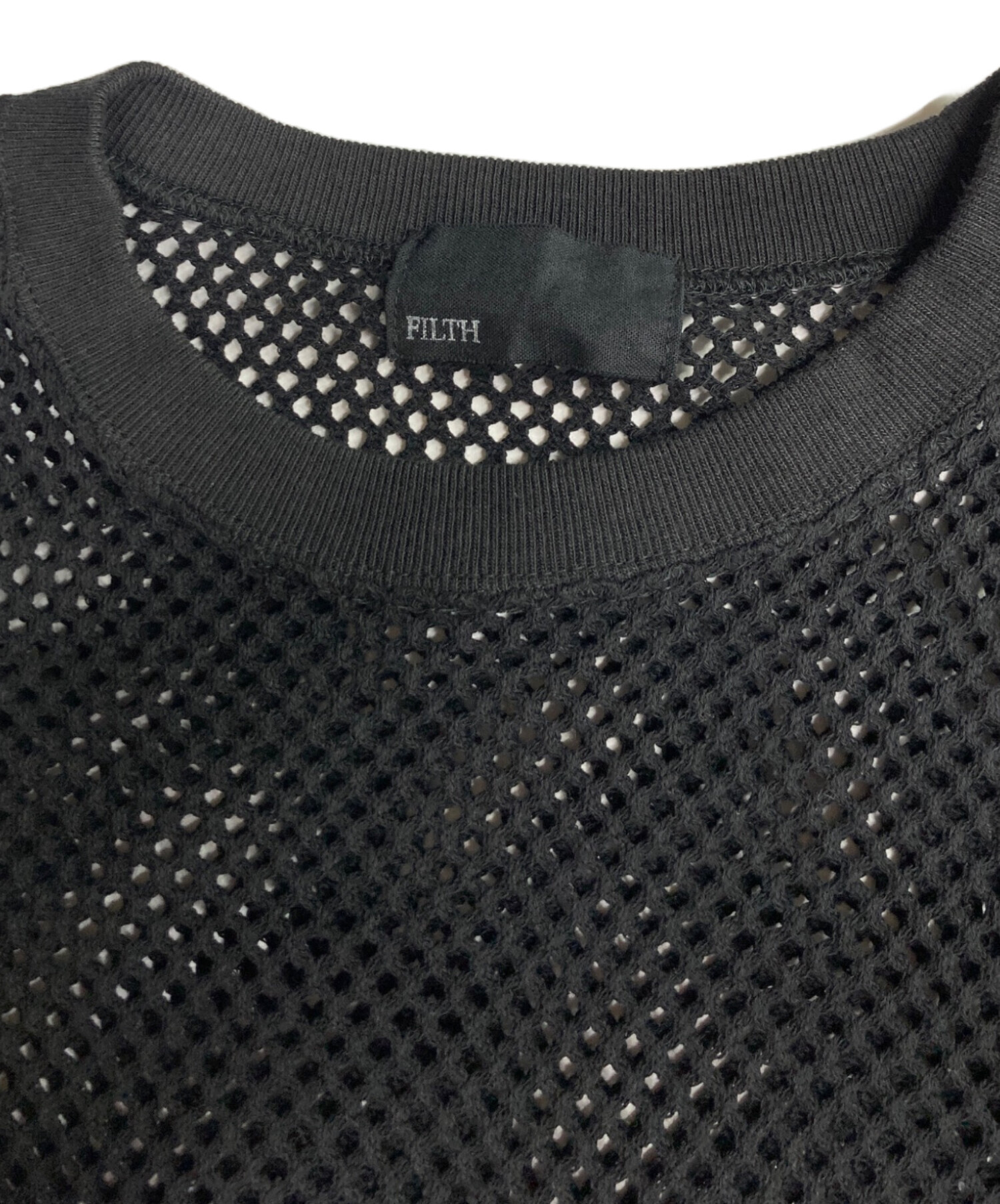 中古・古着通販】FILTH (フィルス) LOOSE SHADOW SLEEVE MESH PULLOVER 
