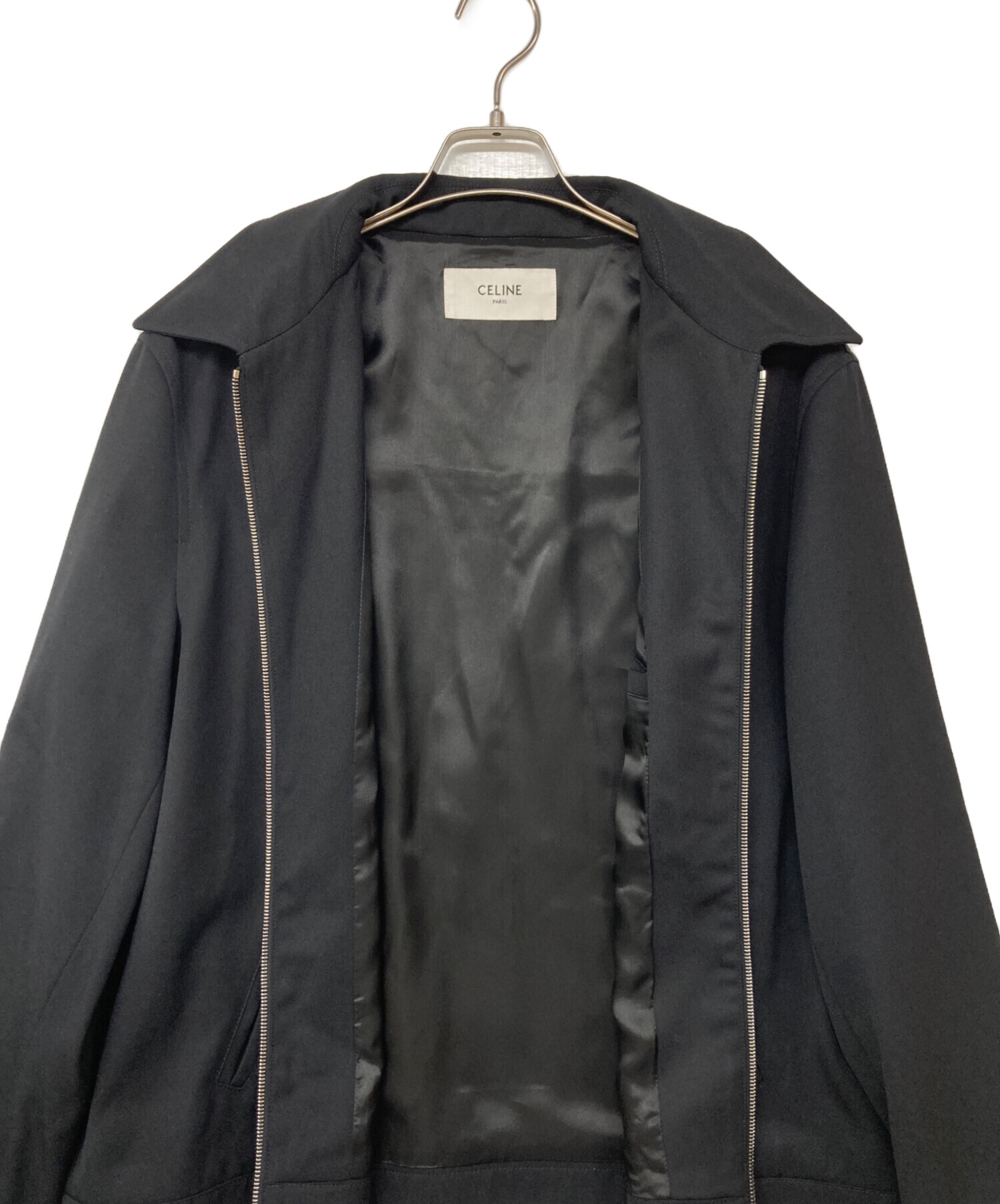 中古・古着通販】CELINE (セリーヌ) トリオンフ ブルゾン ブラック