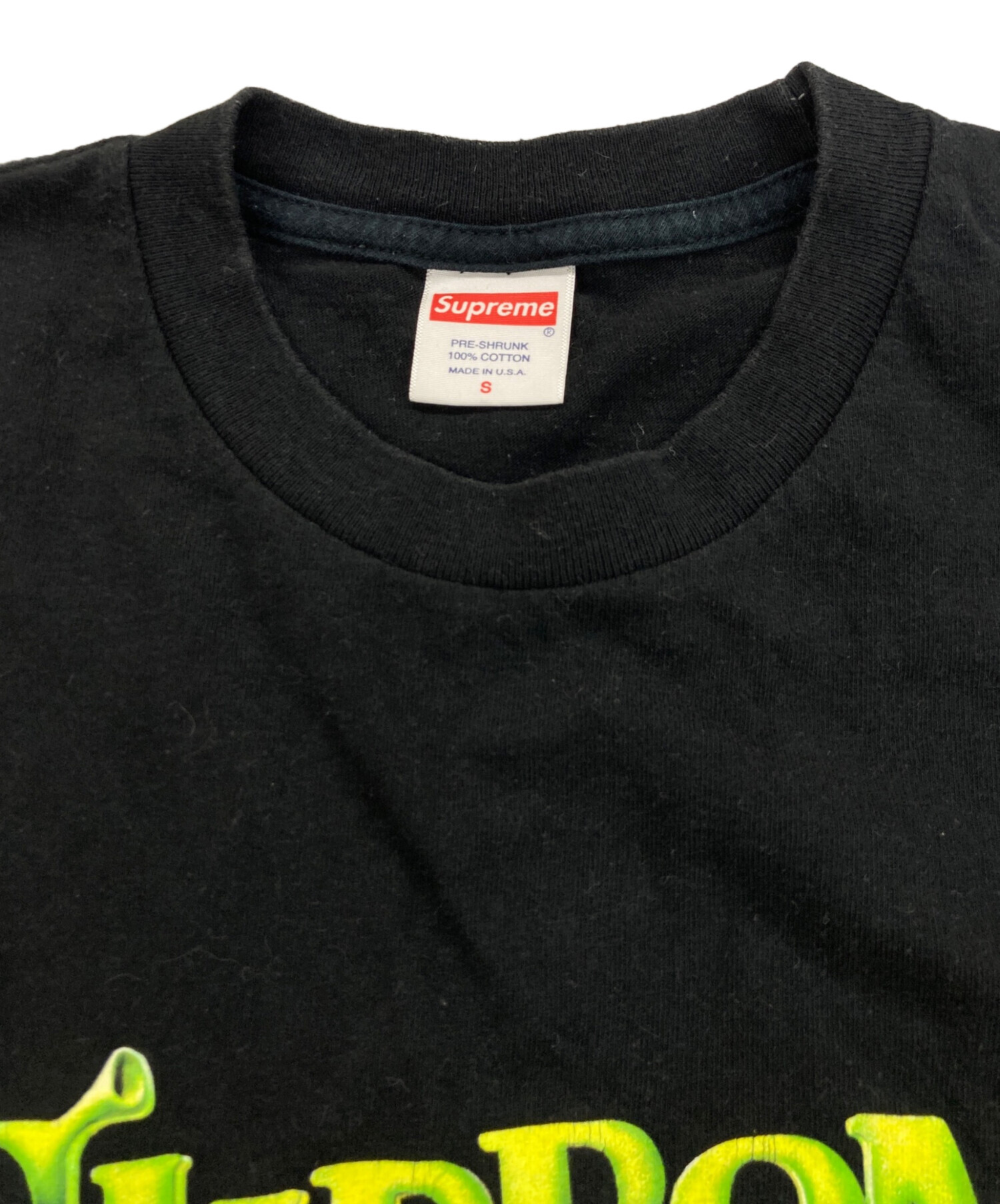 中古・古着通販】SUPREME (シュプリーム) Shrek Tee ブラック サイズ:S