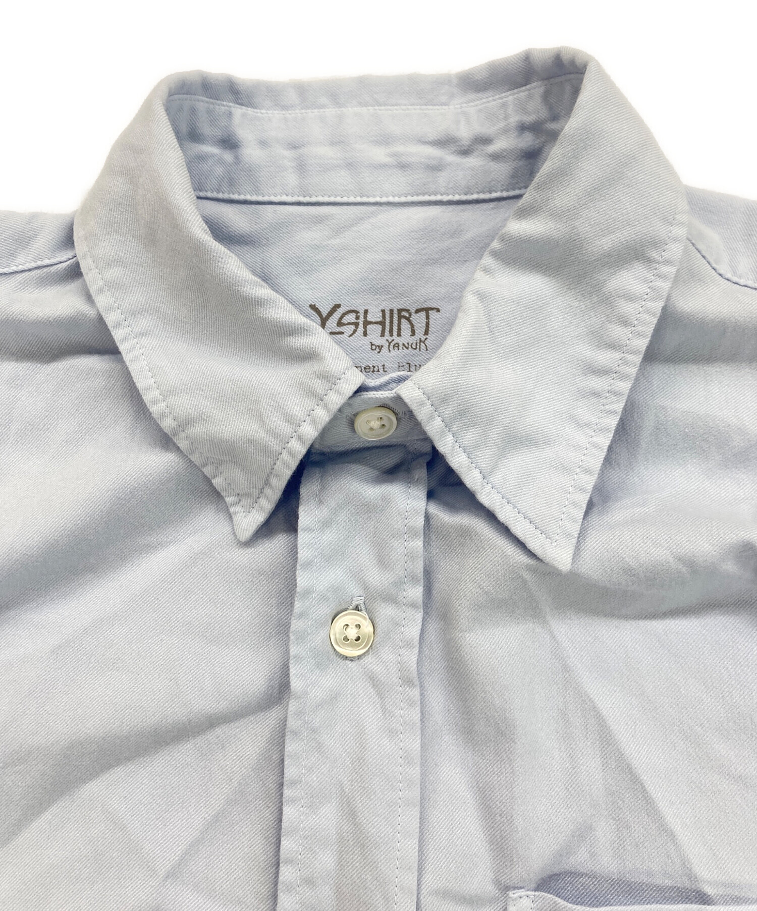 中古・古着通販】YANUK (ヤヌーク) オーバーサイズシャツ シャーベット 