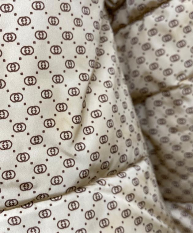 GUCCI ベージュ GGパターン ナイロンジャケット GUCCI × ADIDAS GGキャンバスリバーシブルジャケット サイズ36