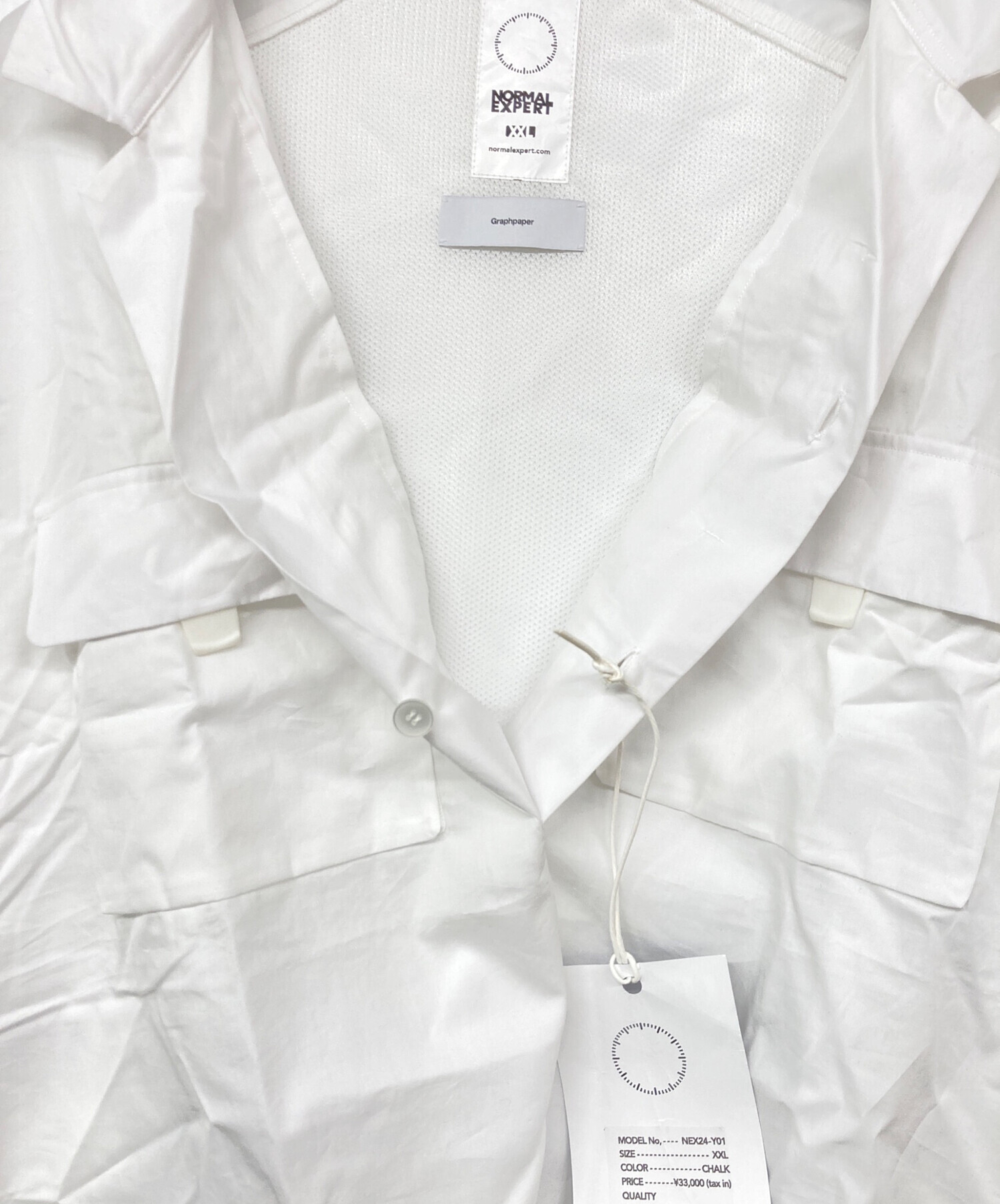中古・古着通販】Graphpaper (グラフペーパー) NORMALEXPERT 65 SHIRT