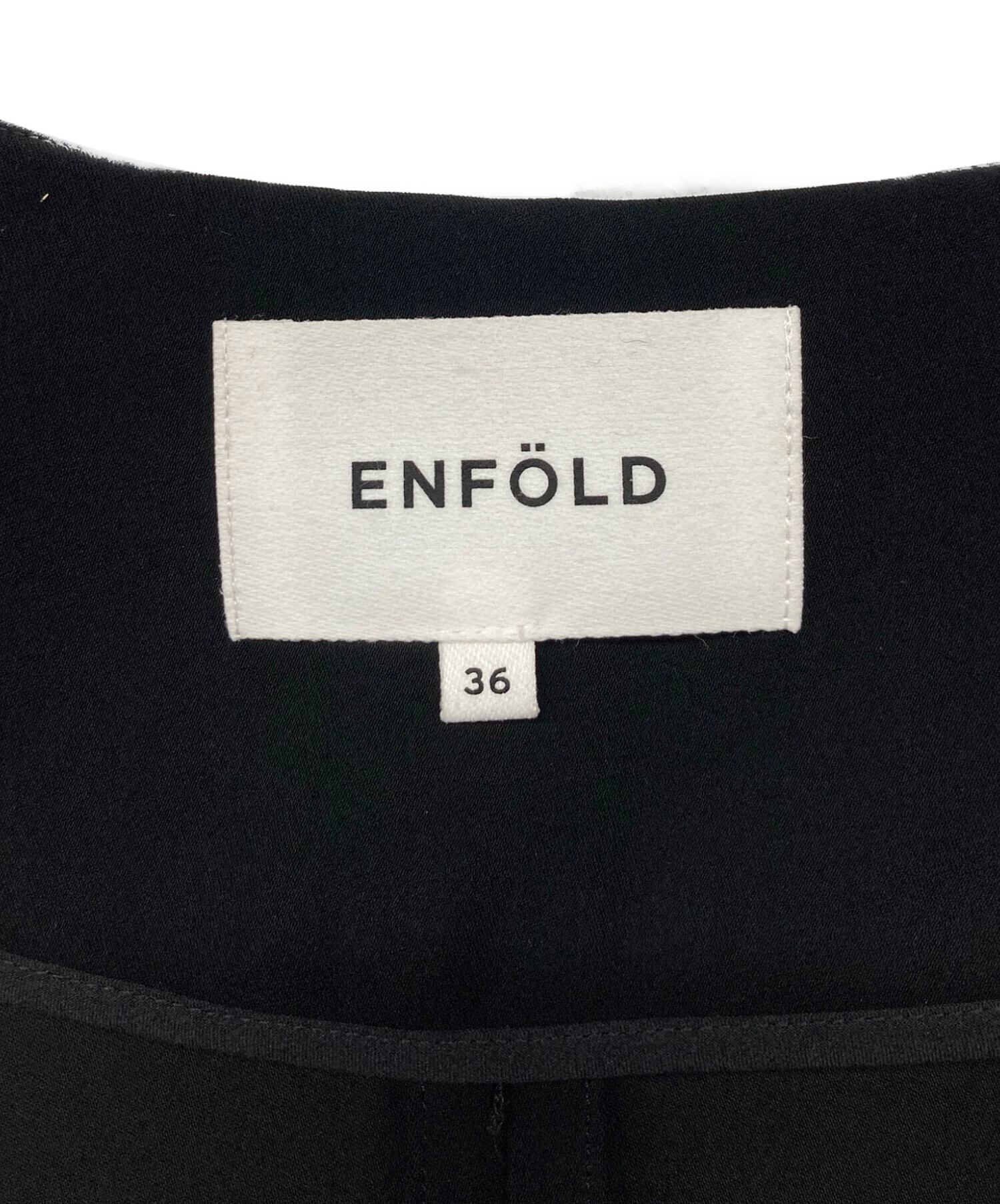中古・古着通販】ENFOLD (エンフォルド) ダブルサテンミニマル