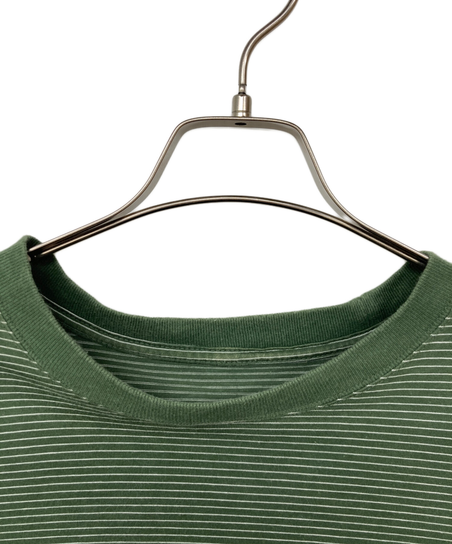 エンノイ グリーン ボーダーt ENNOY エンノイ 21AW L/S Border Tee