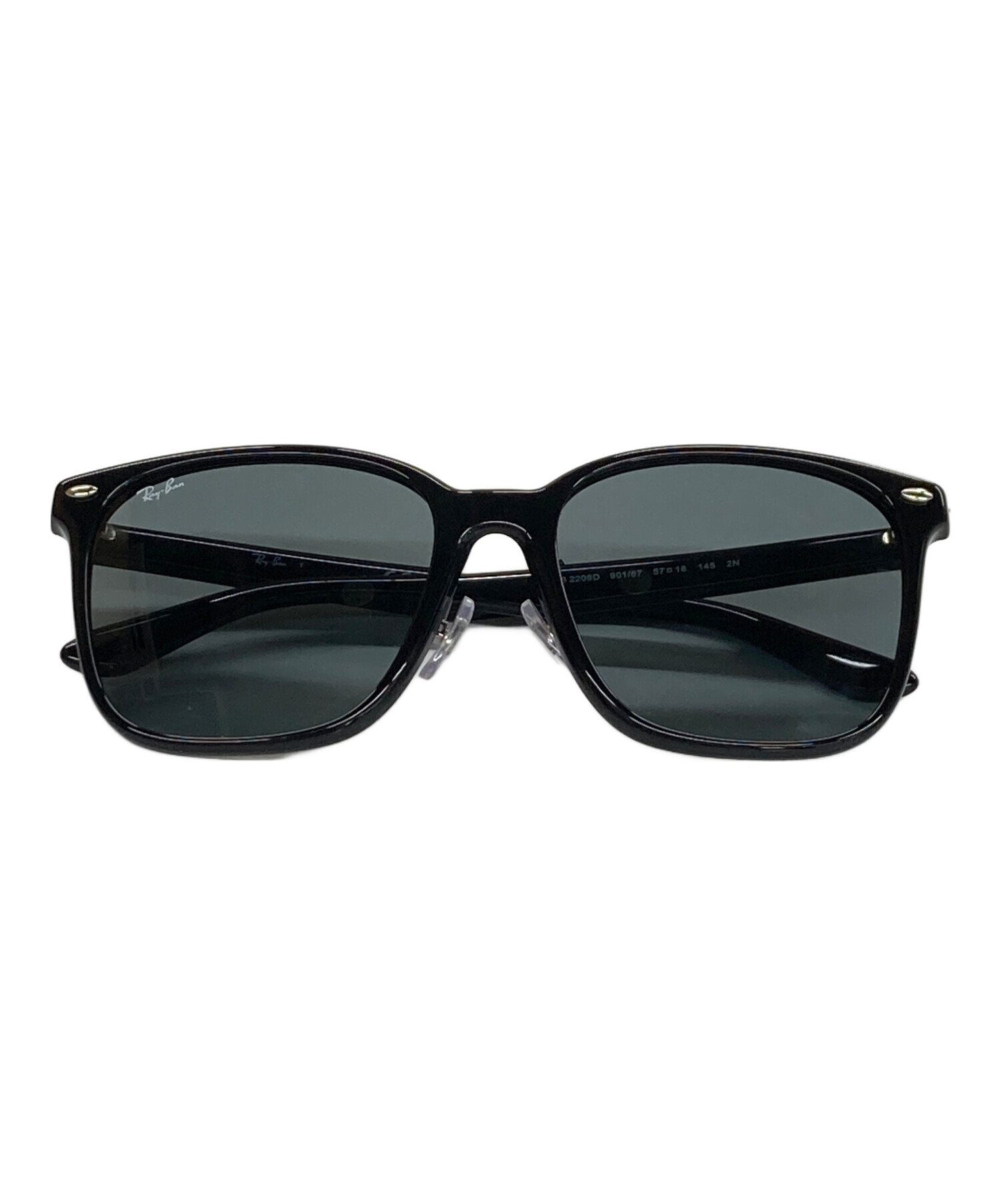 中古・古着通販】RAY-BAN (レイバン) サングラス ブラック サイズ:57ロ