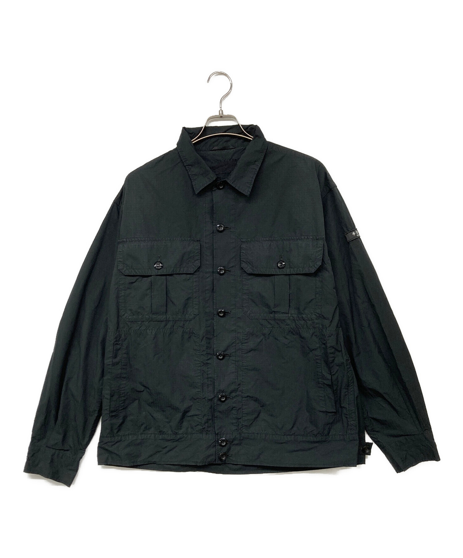 中古・古着通販】TATRAS (タトラス) シャツジャケット ブラック サイズ 