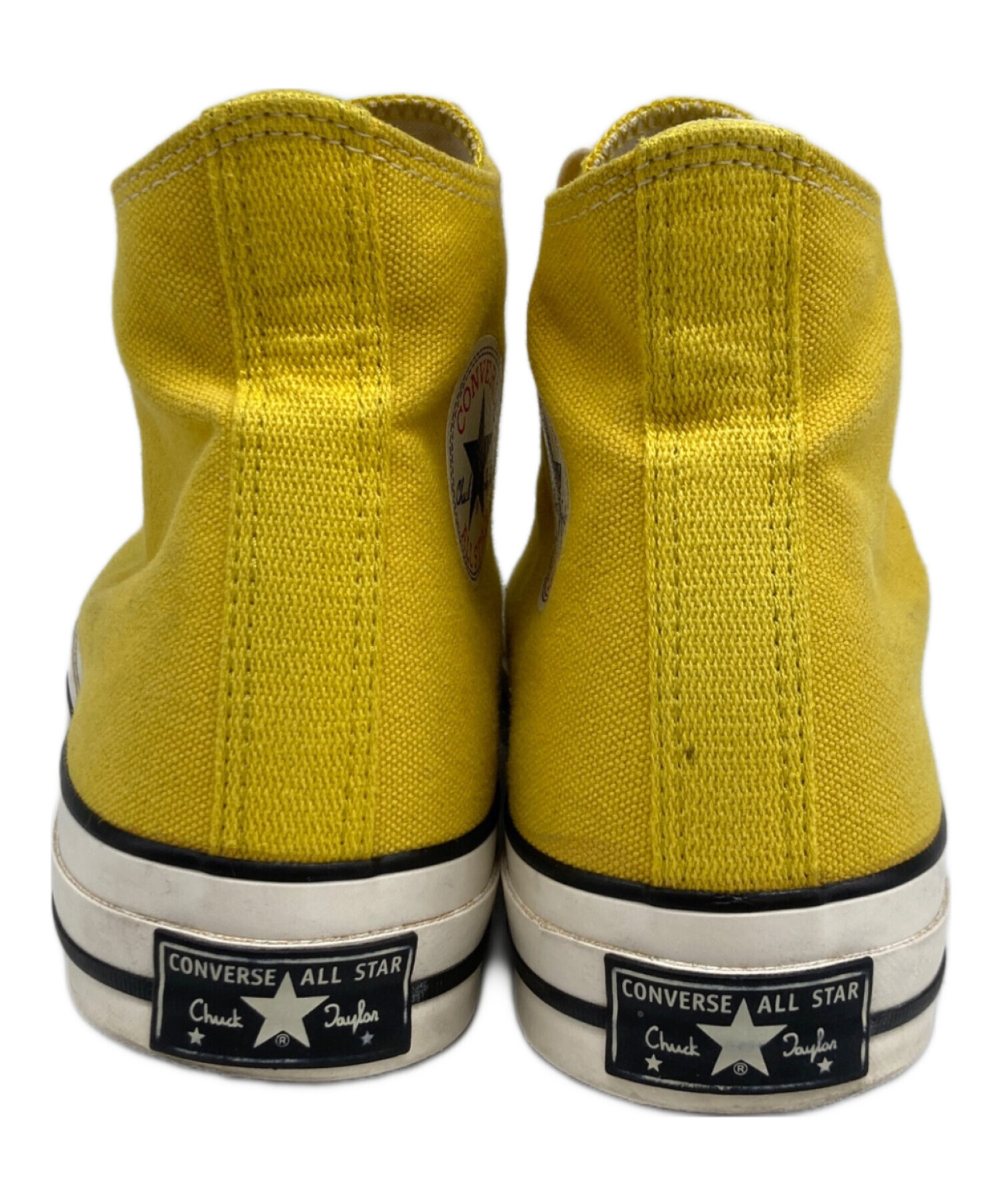 【中古】コンバース アディクト CHUCK TAYLOR CANVAS HI スニーカー ハイカット キャンバス US5 イエロー 1CL573 中古・古着通販】CONVERSE ADDICT (コンバース アディクト) CHUCK