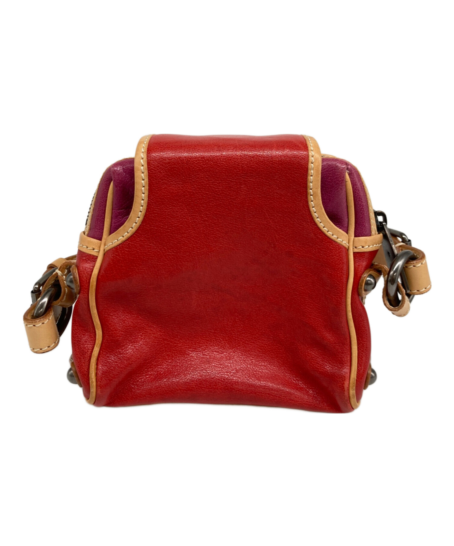 中古・古着通販】CELINE (セリーヌ) オールドミニハンドバッグ レッド