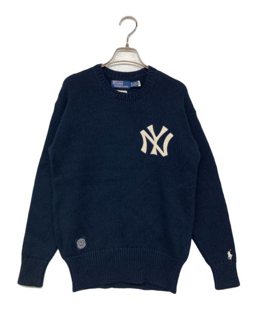 希少　Polo Ralph Lauren ヤンキース プルオーバー　ネイビーXS 希少 Polo Ralph Lauren ヤンキース プルオーバー ネイビーXS ポロ