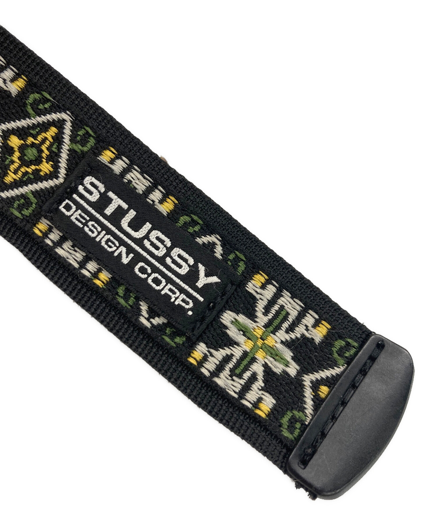 中古・古着通販】stussy (ステューシー) Psych Jacquard Belt/ガチャ