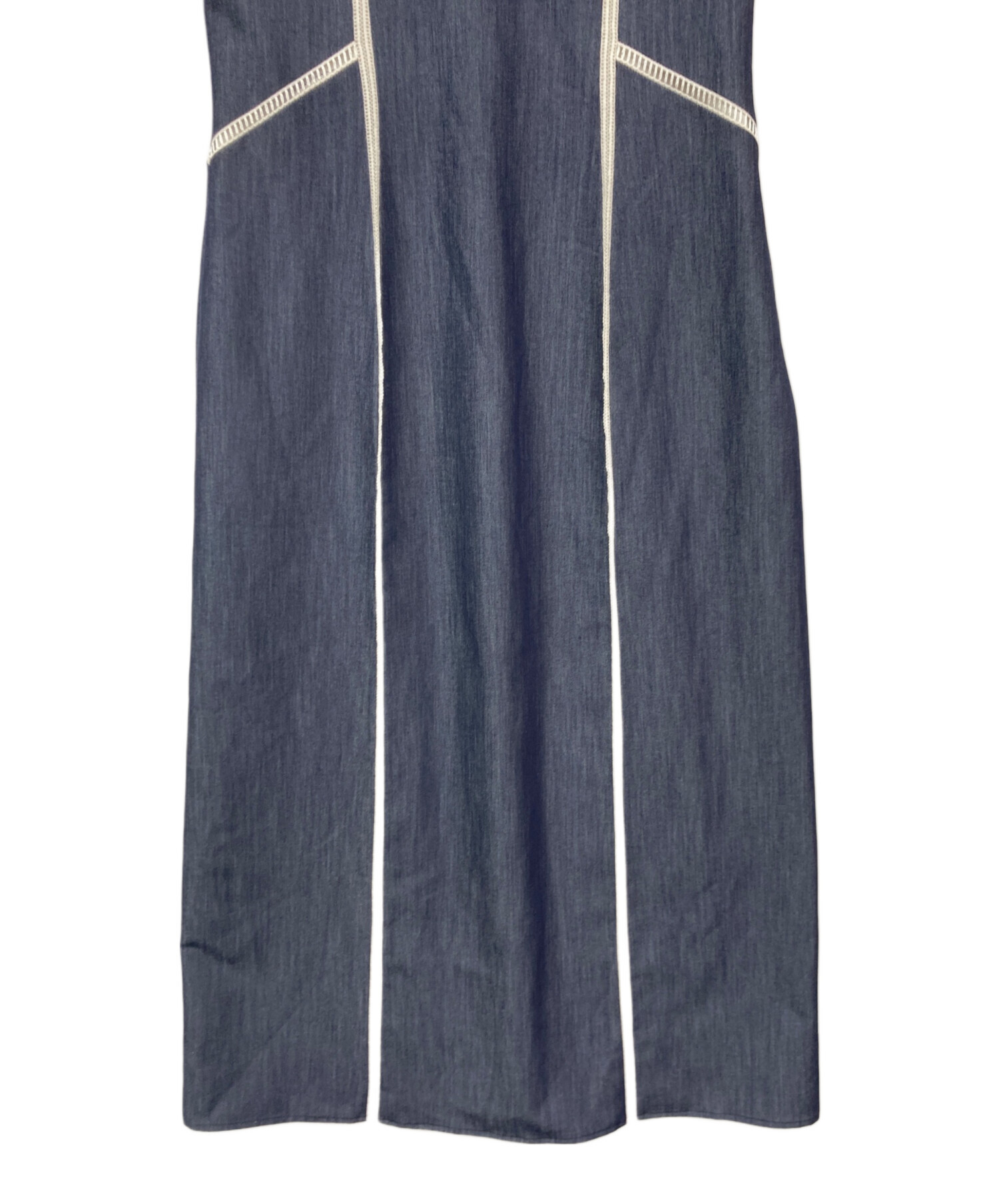 中古・古着通販】HER LIP TO (ハーリップトゥ) Lace Trimmed Chambray