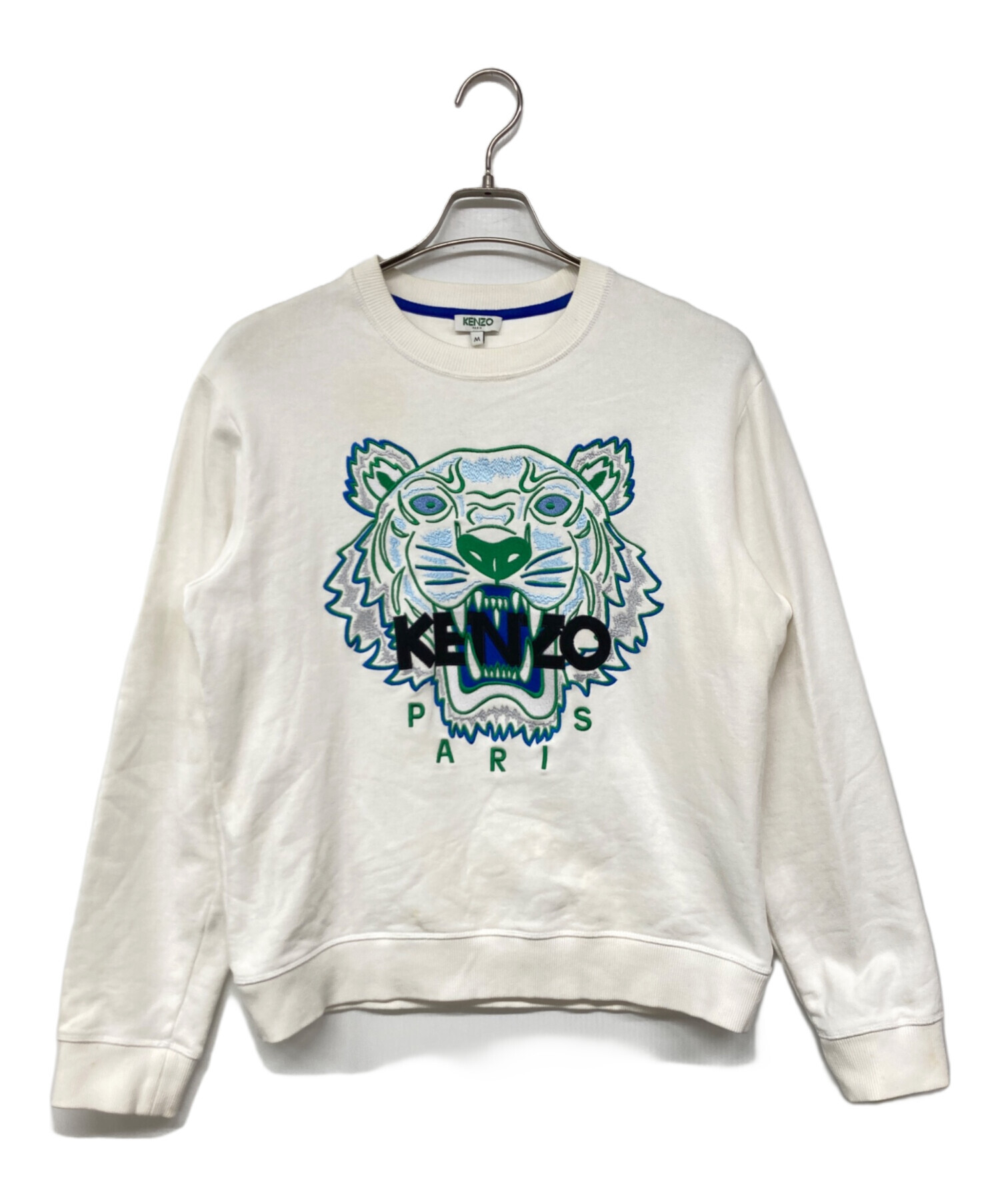 中古・古着通販】KENZO (ケンゾー) スウェット ホワイト サイズ:M