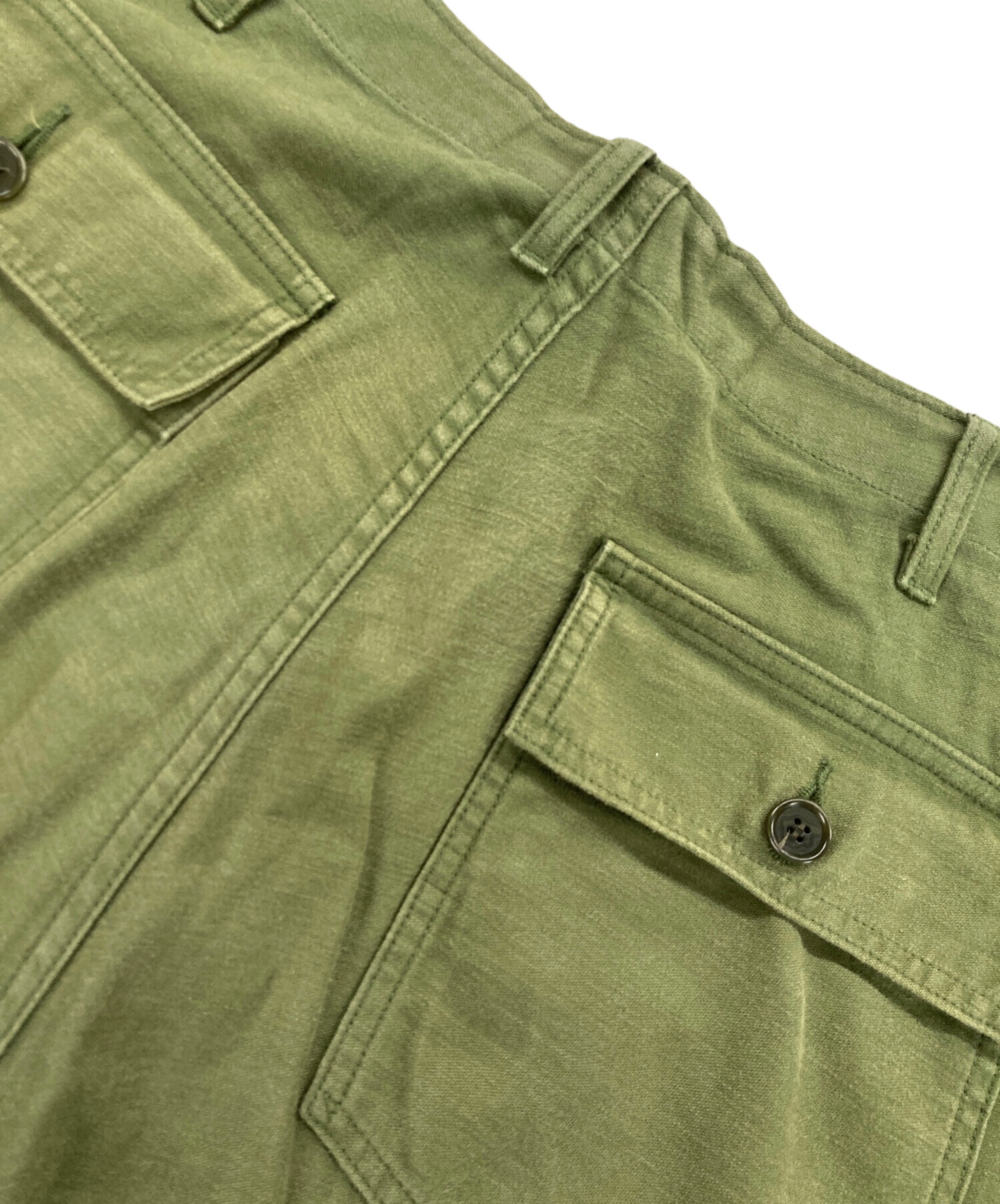 中古・古着通販】TENDERLOIN (テンダーロイン) ベイカーパンツ カーキ