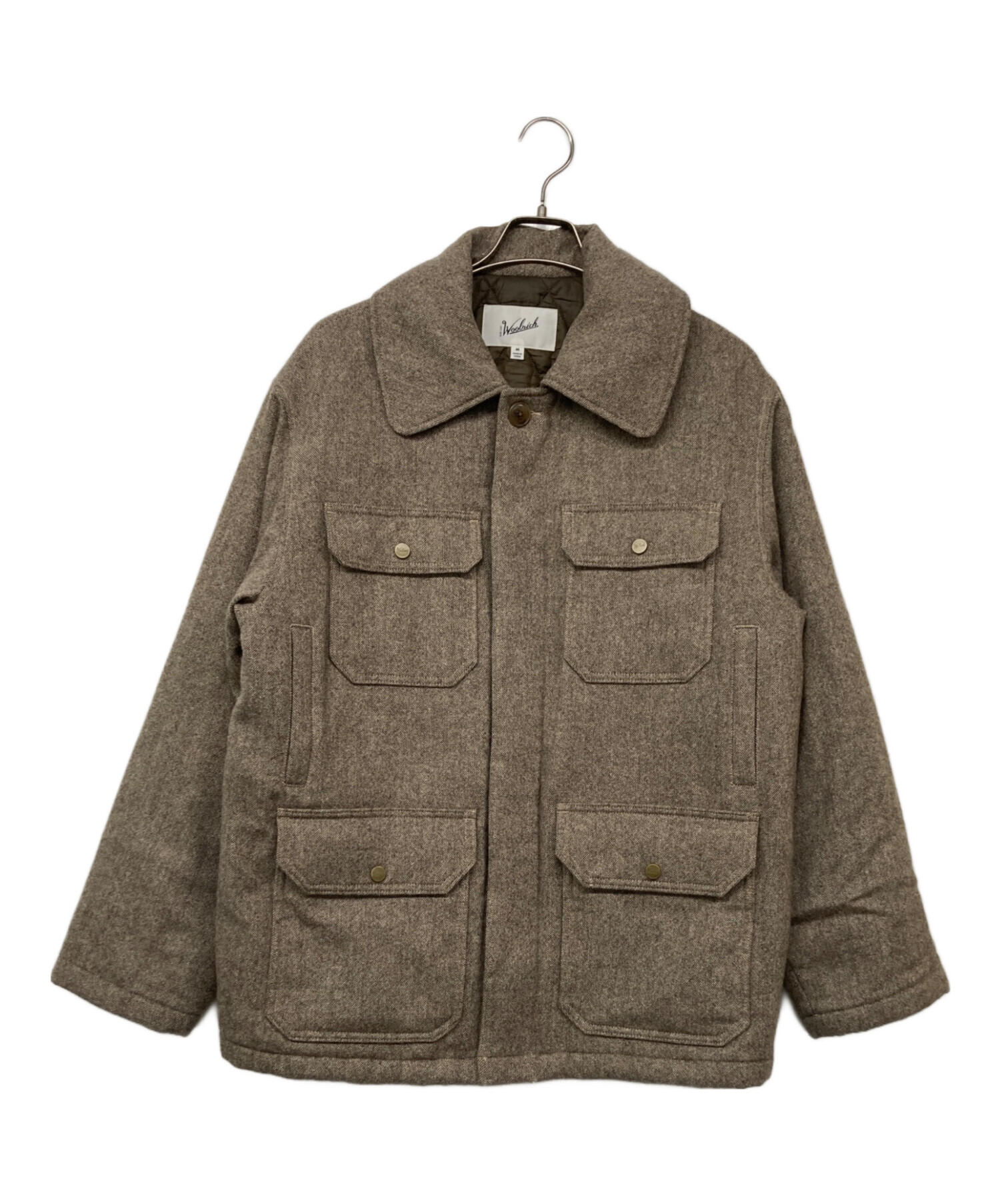 中古・古着通販】WOOLRICH (ウールリッチ) WOOL COAT ブラウン サイズ