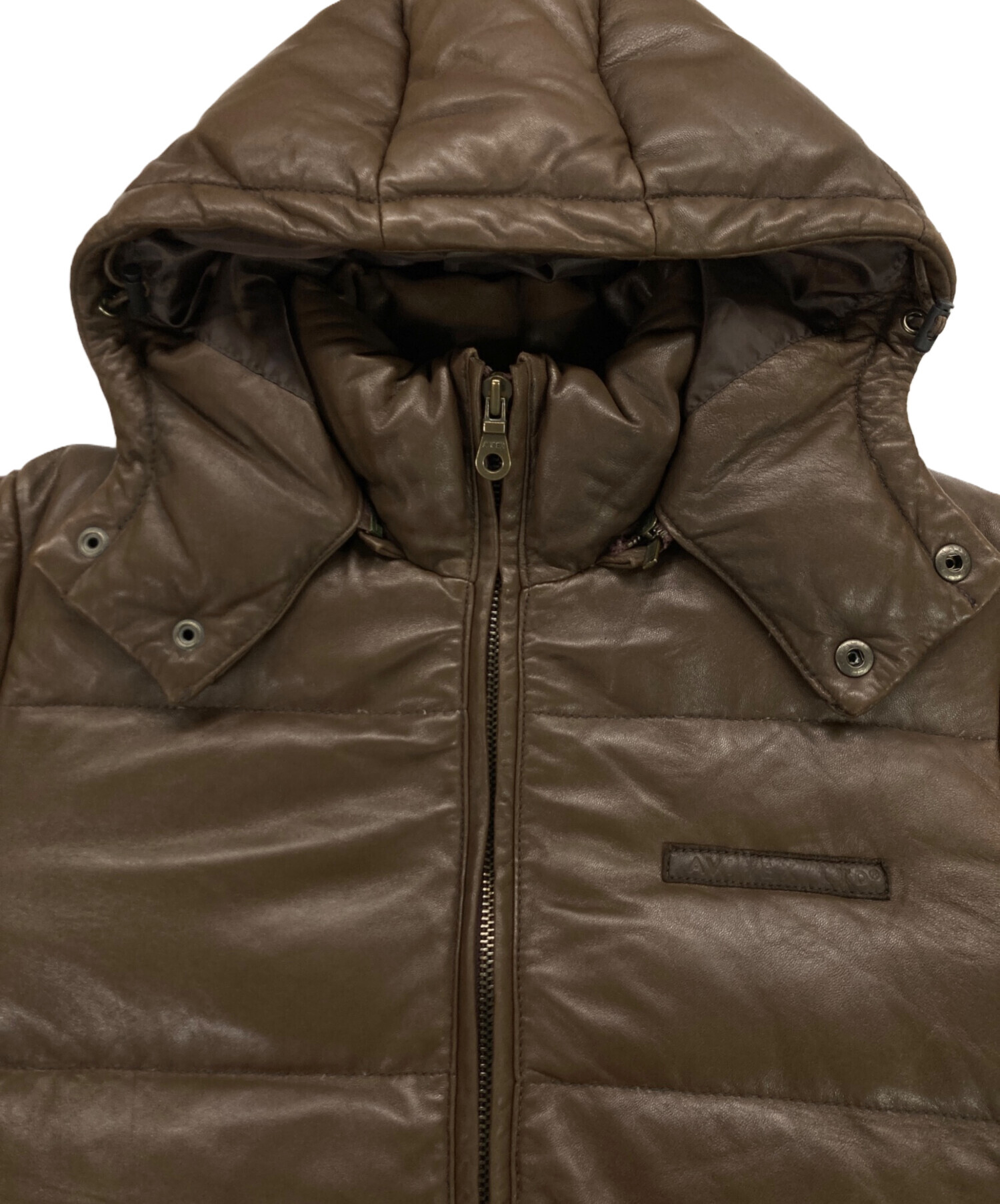 AVIREX　ラムレザーダウンジャケット M AVIREX ダウンジャケット ダウン LEATHER DOWN BOMMER JACKET