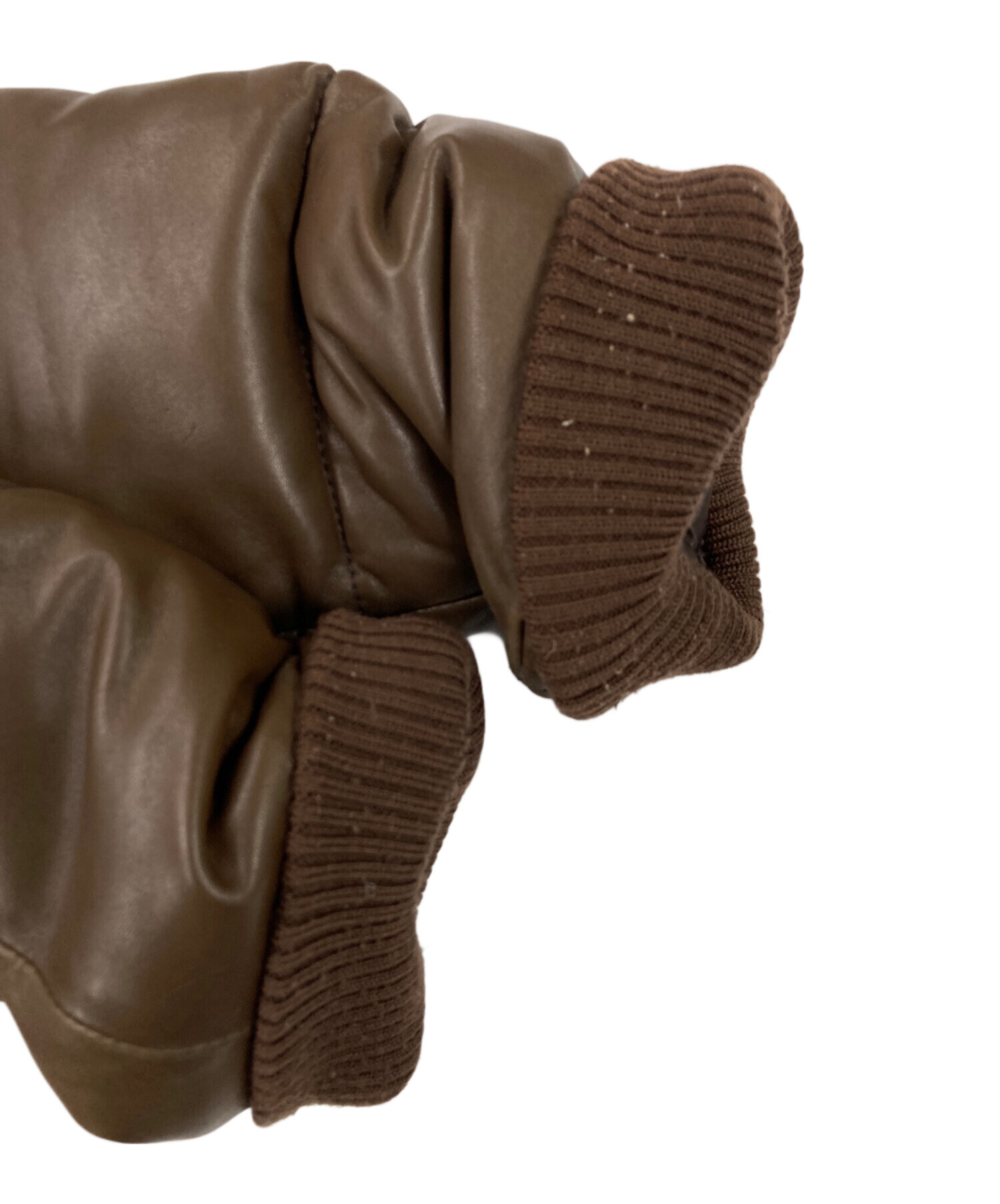 アヴィレックス　AVIREX 本革ラム　ダウンジャケット　茶 中古・古着通販】AVIREX (アヴィレックス) ラムレザーダウン