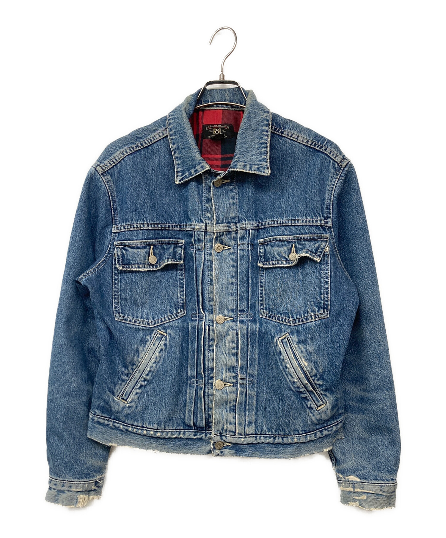 中古・古着通販】RRL (ダブルアールエル) デニムジャケット ブルー
